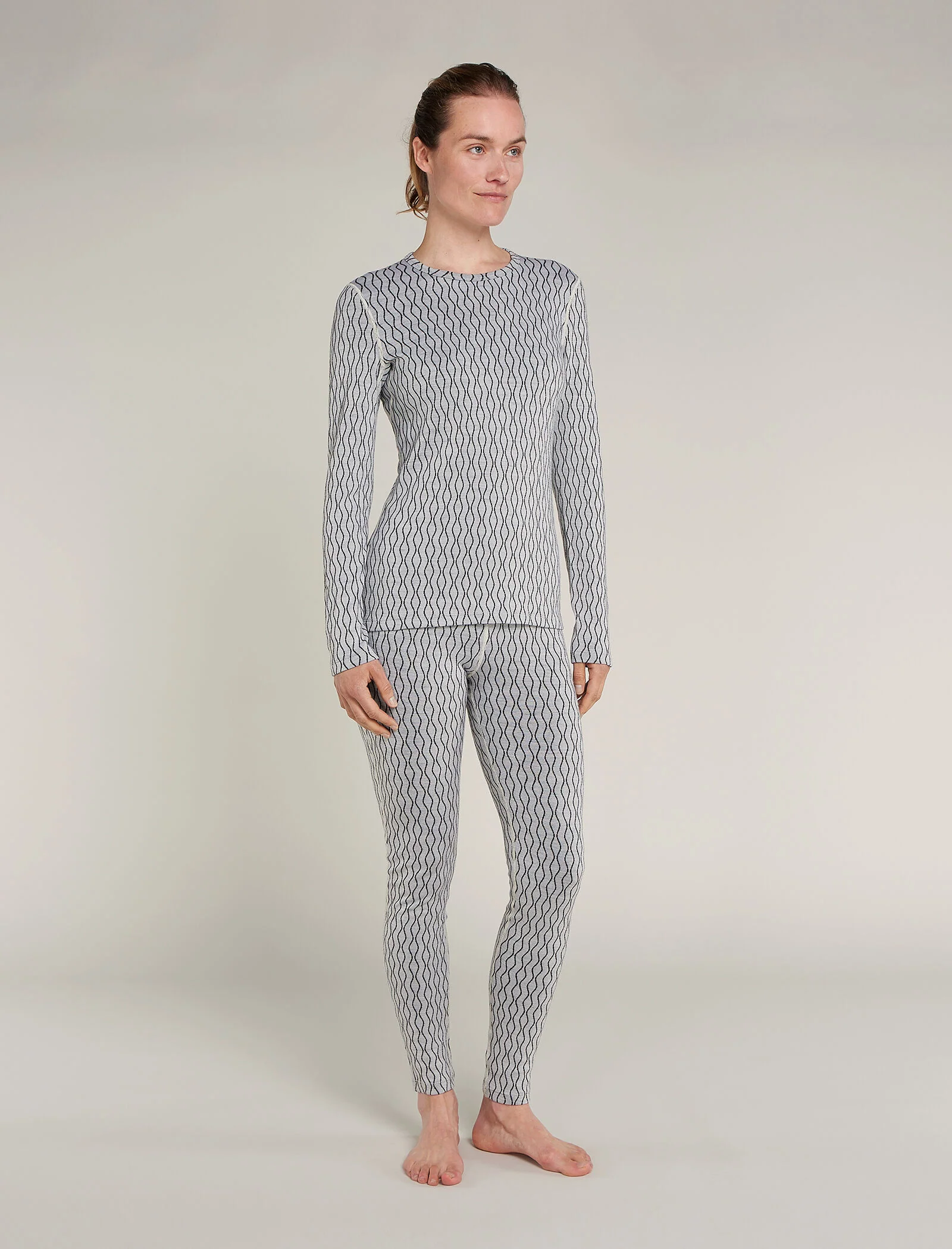 Women's Merino 260 Vertex Long Sleeve Crew Thermal Top On-Piste - Image 3
