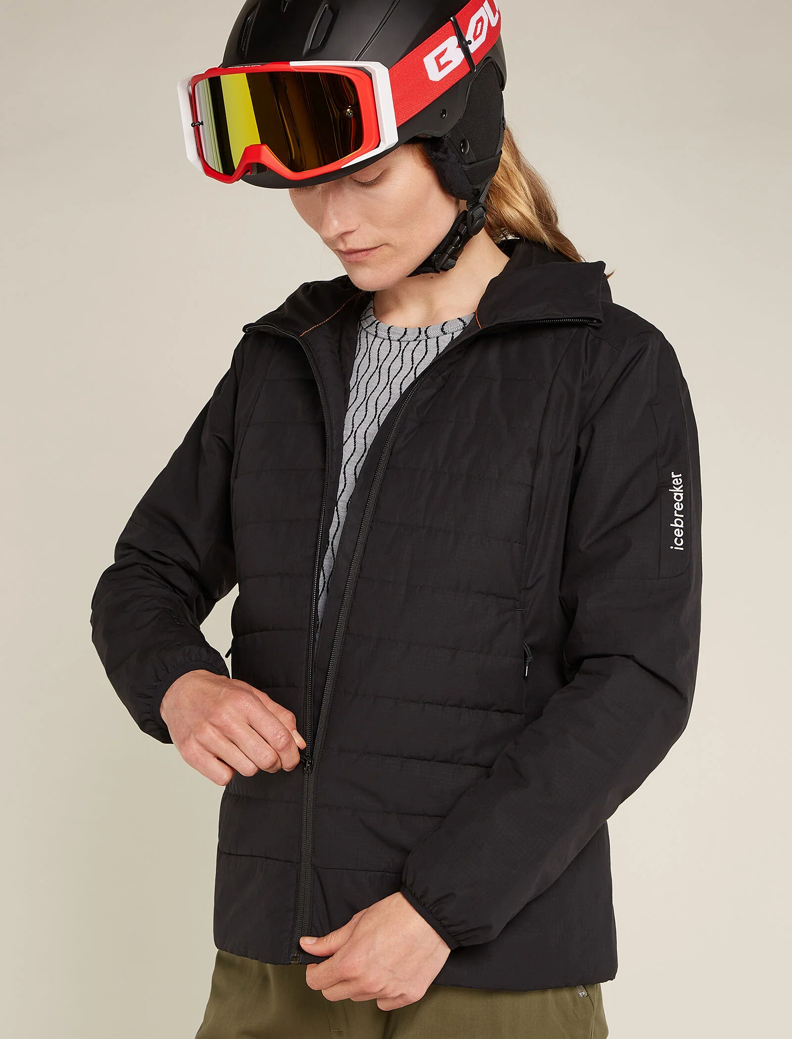 Women's Merino 260 Vertex Long Sleeve Crew Thermal Top On-Piste - Image 4