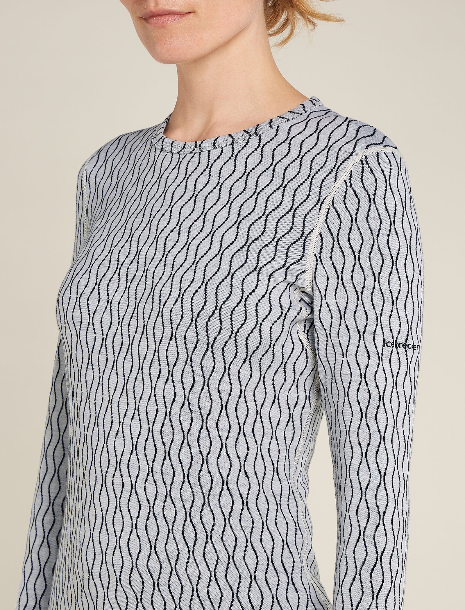 Women's Merino 260 Vertex Long Sleeve Crew Thermal Top On-Piste - Image 5