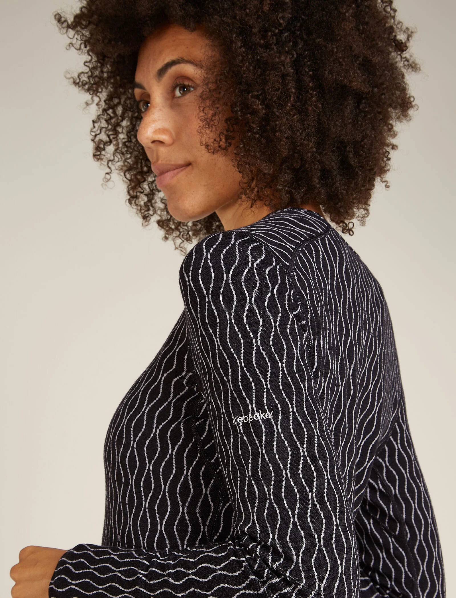 Women's Merino 260 Vertex Long Sleeve Crew Thermal Top On-Piste - Image 5