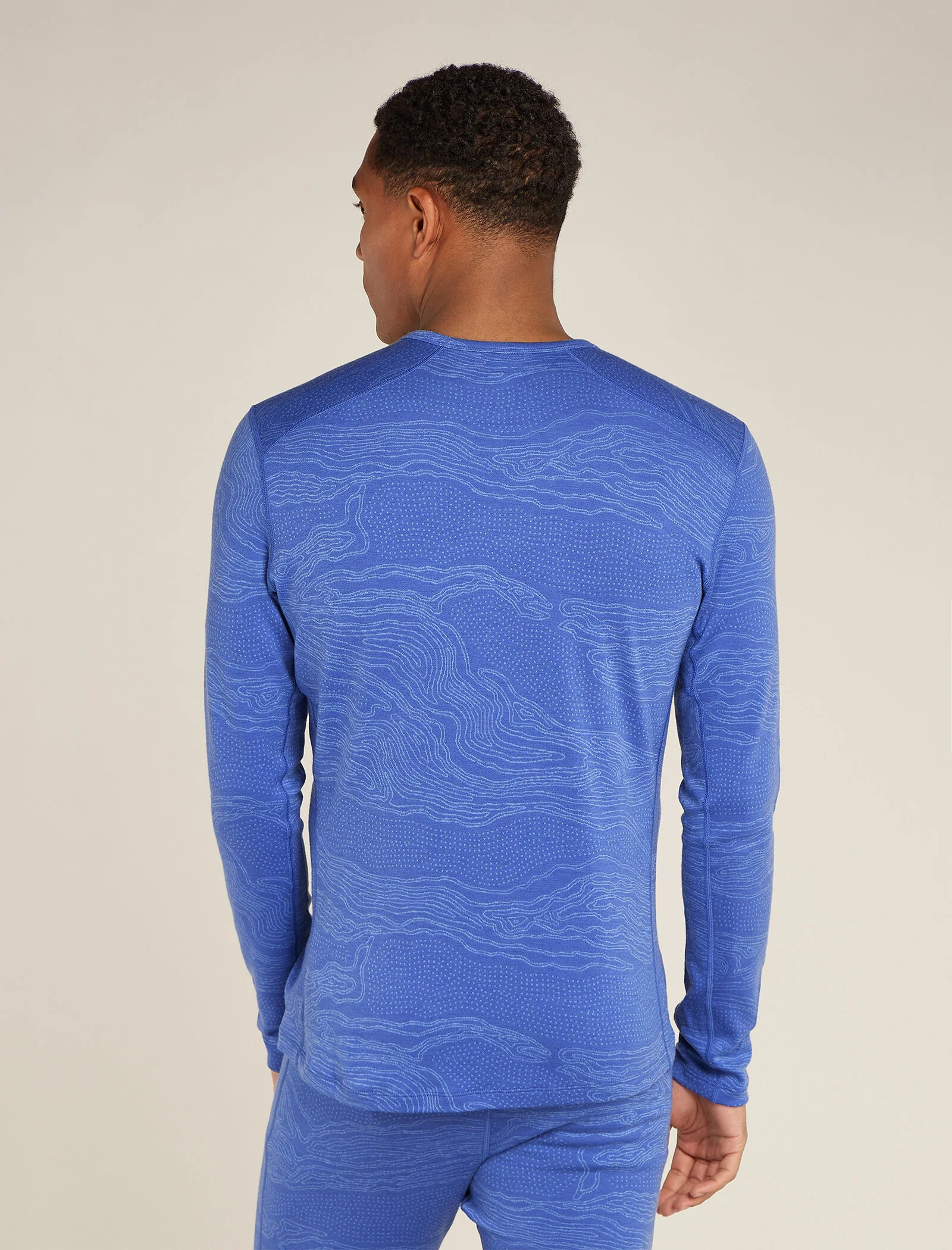 Men's Merino 260 Vertex Long Sleeve Crew Thermal Top Snow Guide - Image 2