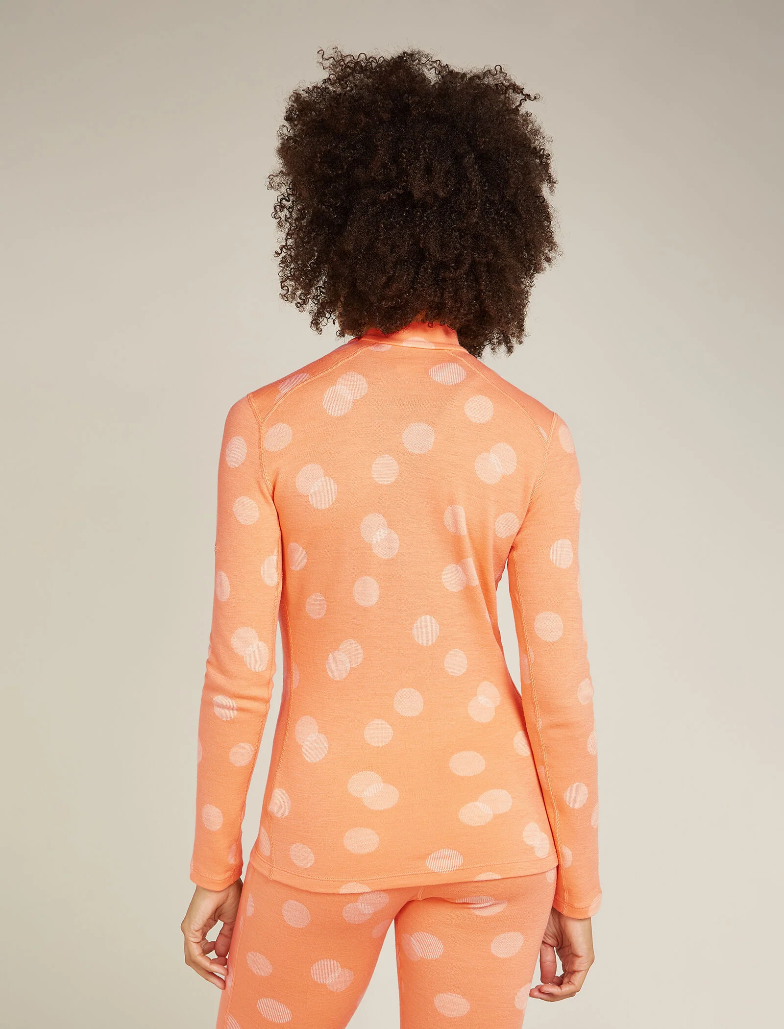 Women's Merino 260 Vertex Long Sleeve Half Zip Thermal Top Falling Flakes - Image 2