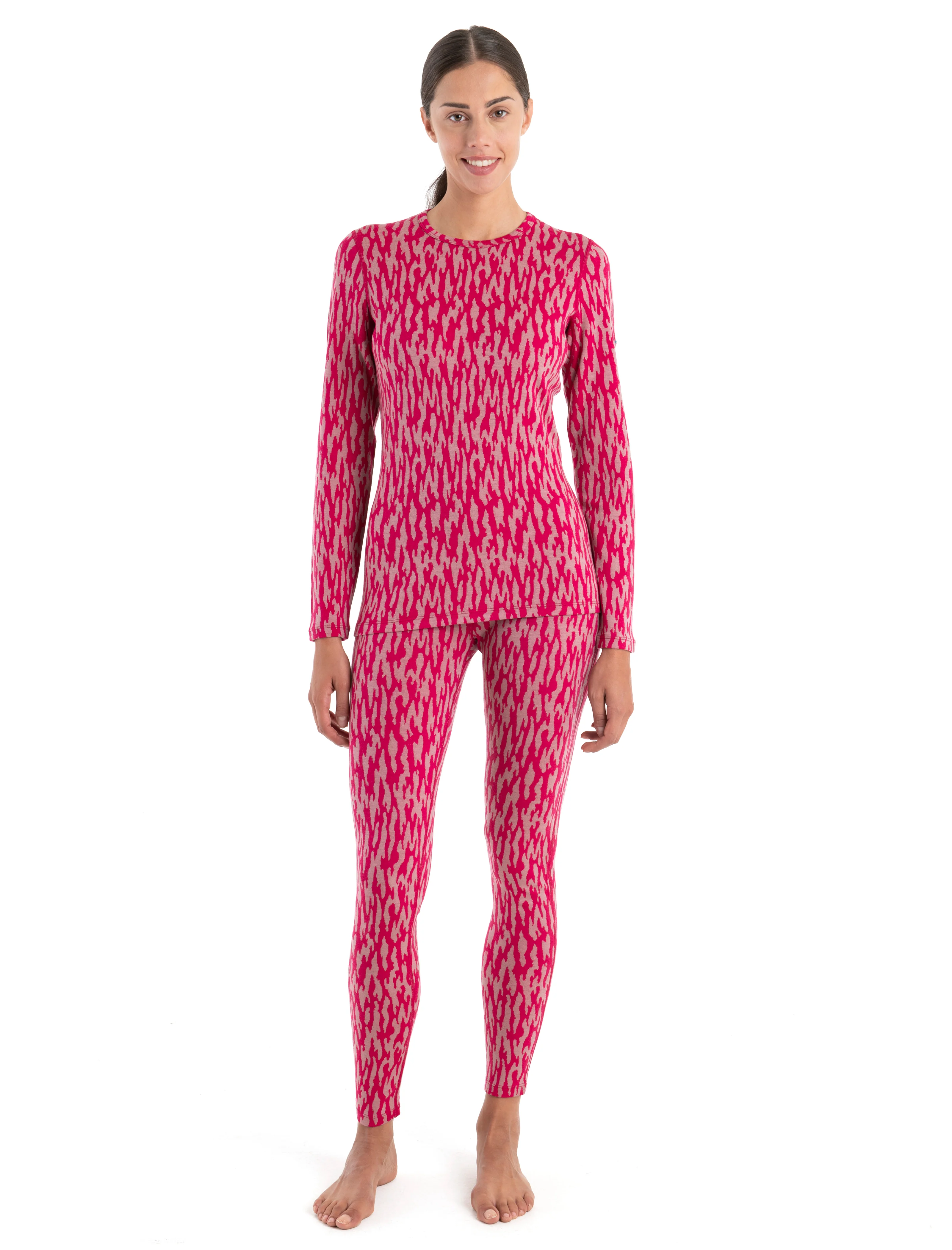 Women's Merino 260 Vertex Long Sleeve Thermal Top Glacial Flow - Image 3