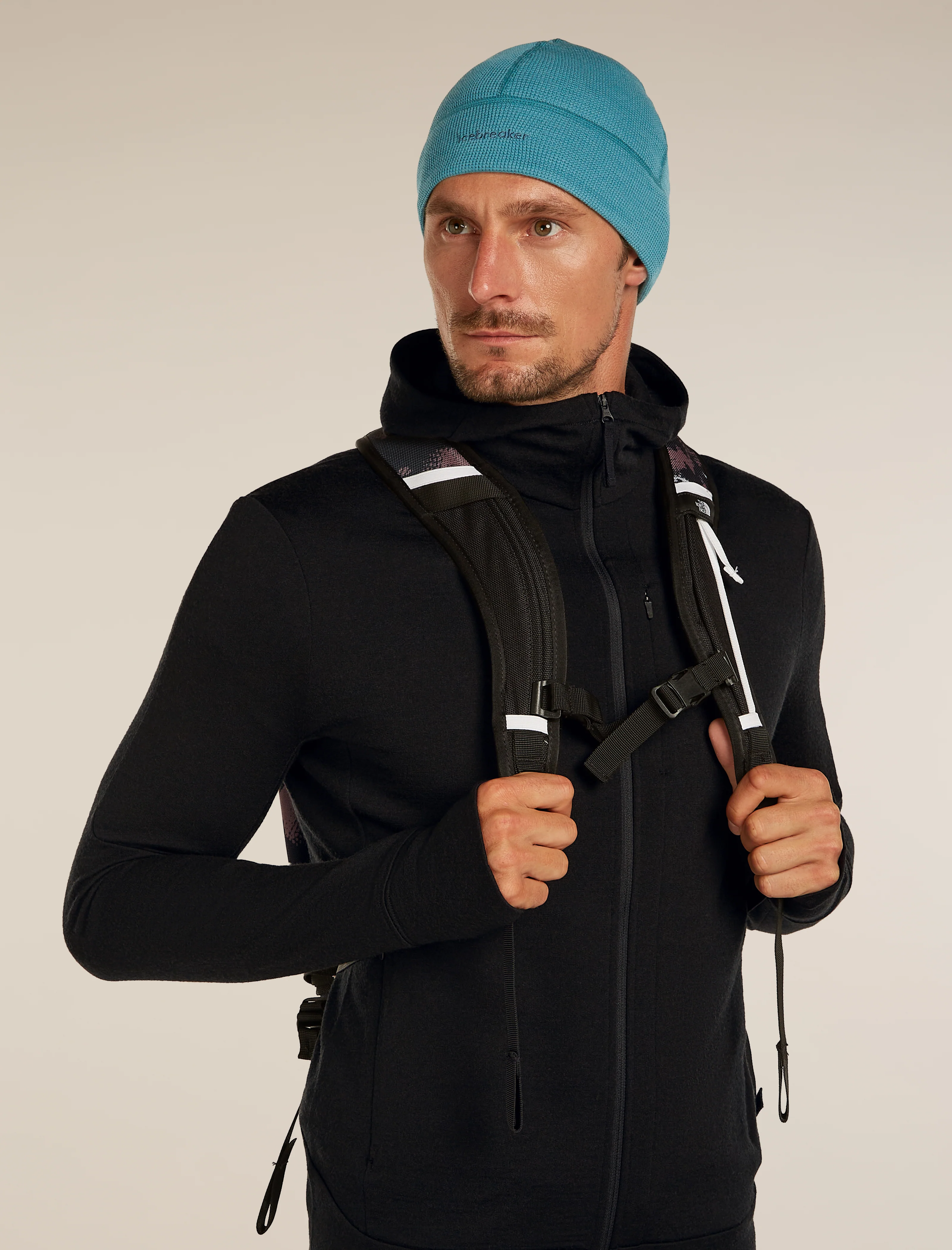 260 Waffle Knit Wander Reversible Beanie - Image 4