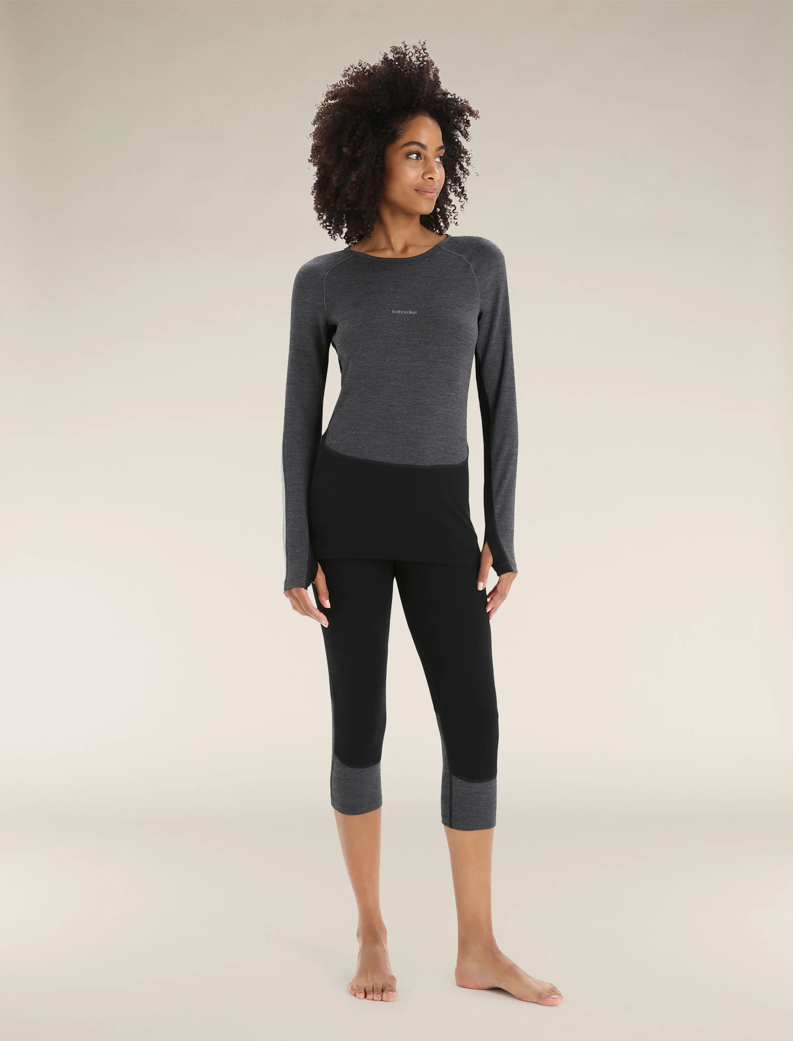 Women's Merino 260 ZoneKnit⢠3/4 Thermal Leggings - Image 3
