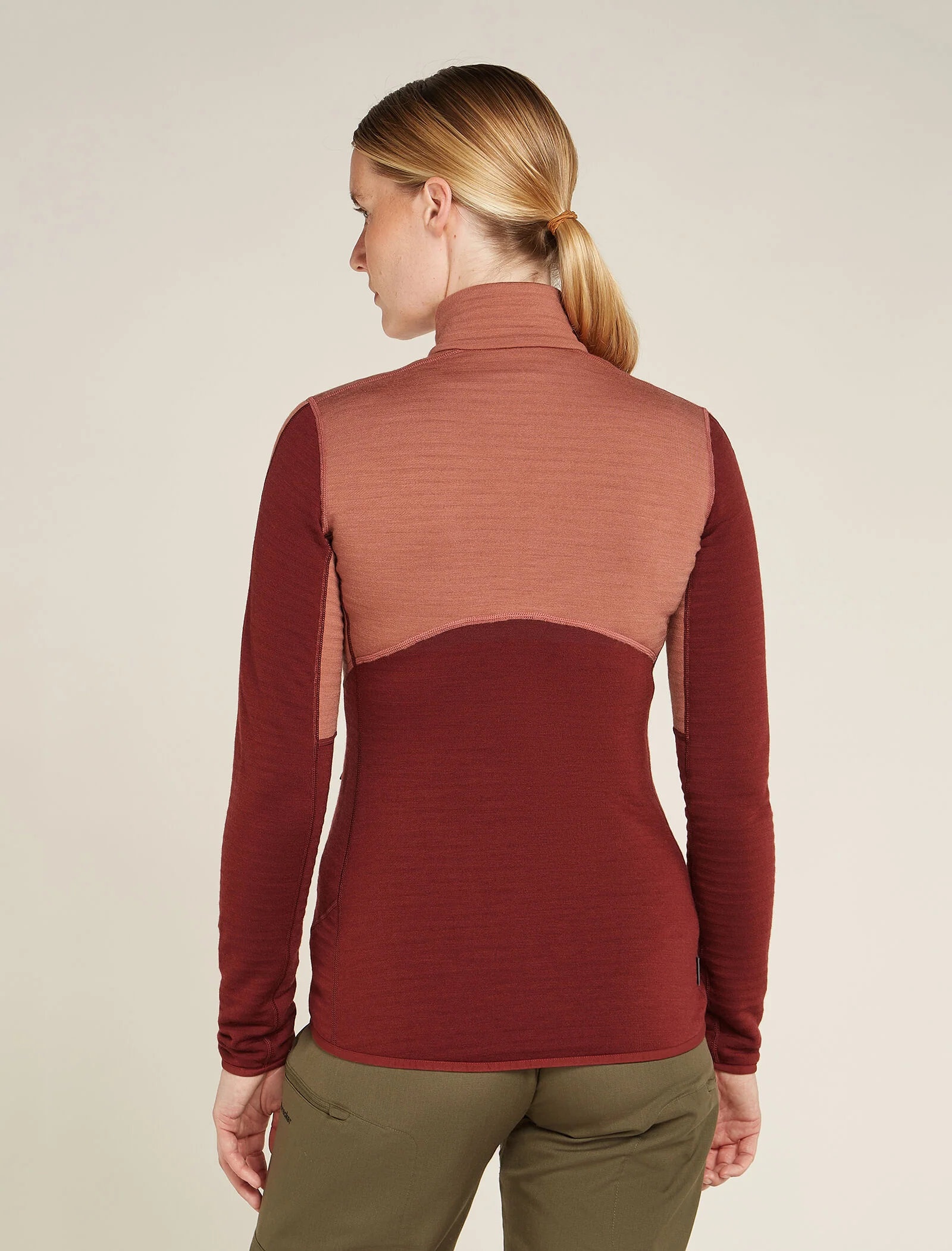 Women's Merino 400 RealFleece⢠Descender Long Sleeve Zip Jacket - Image 3