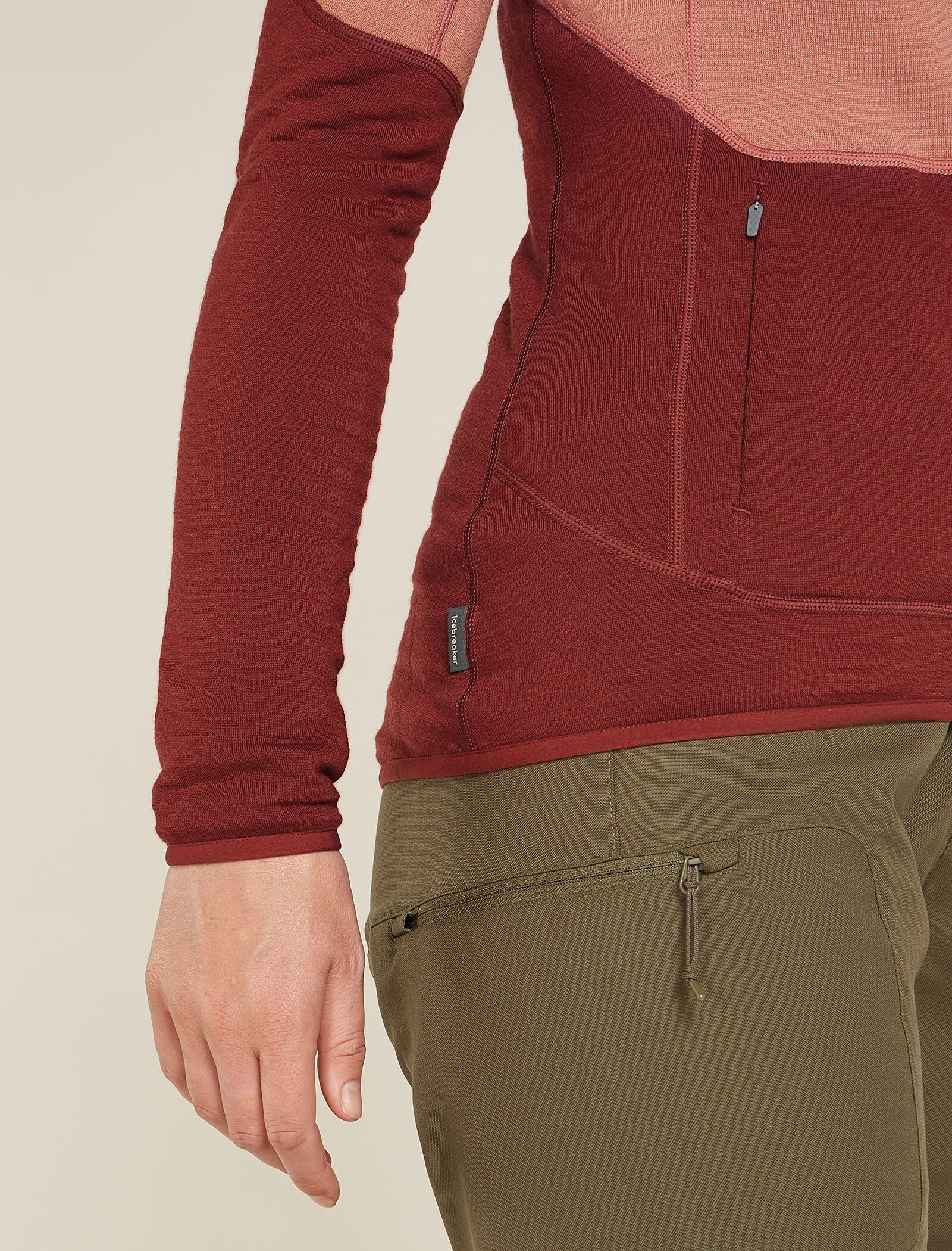 Women's Merino 400 RealFleece⢠Descender Long Sleeve Zip Jacket - Image 6