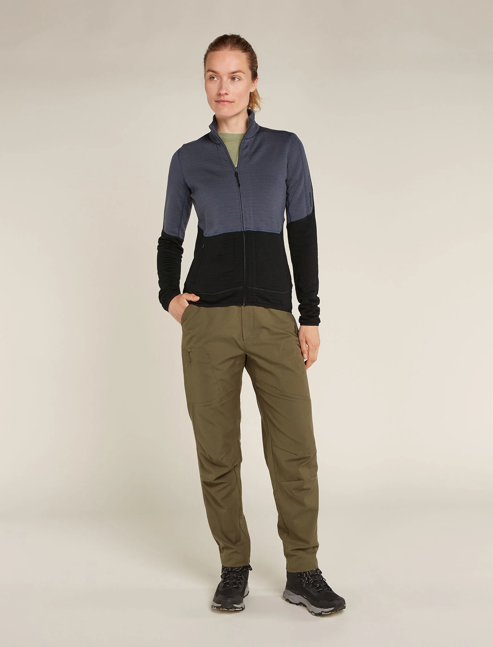 Women's Merino 400 RealFleece™ Descender Long Sleeve Zip Jacket - Image 3