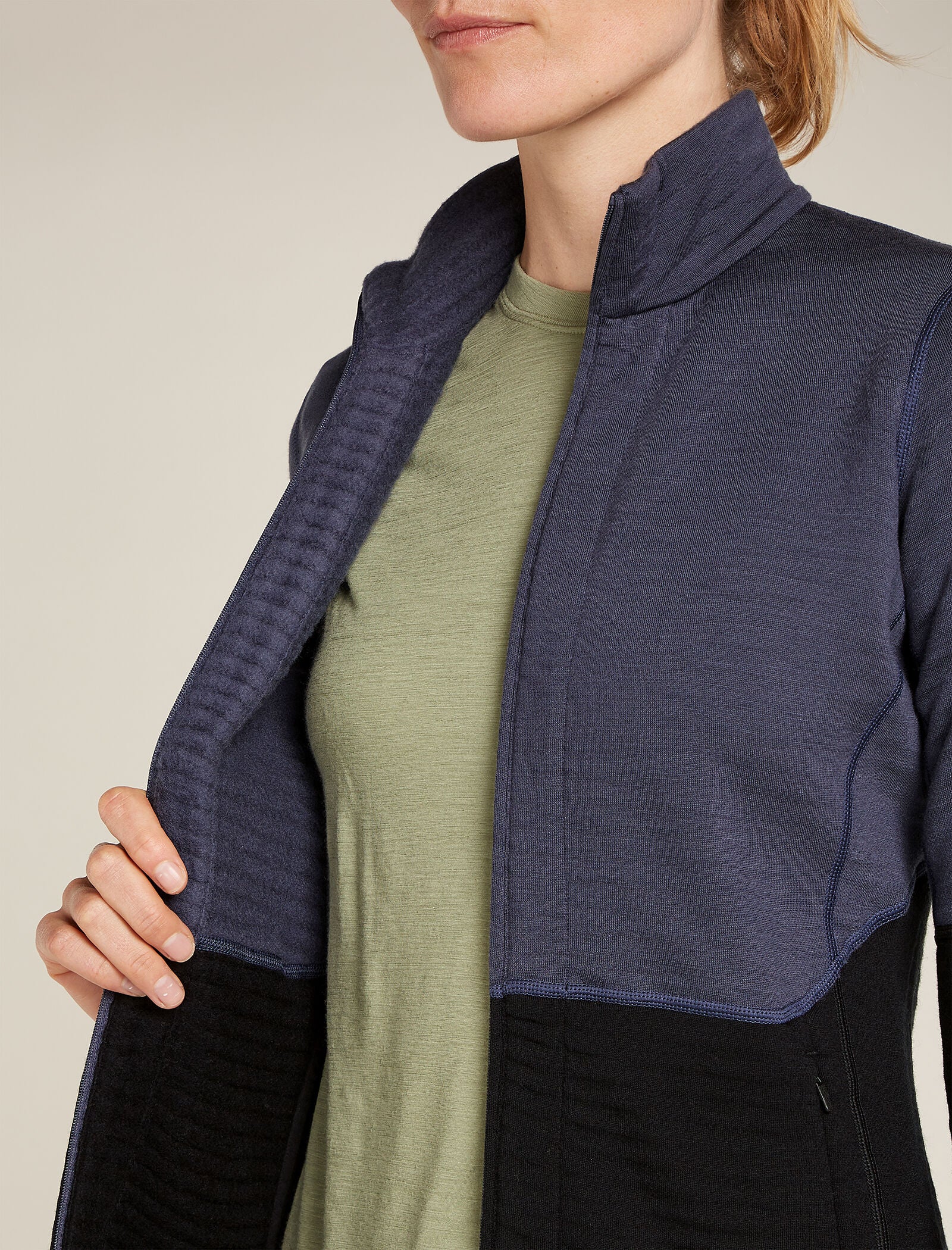 Women's Merino 400 RealFleece™ Descender Long Sleeve Zip Jacket - Image 6