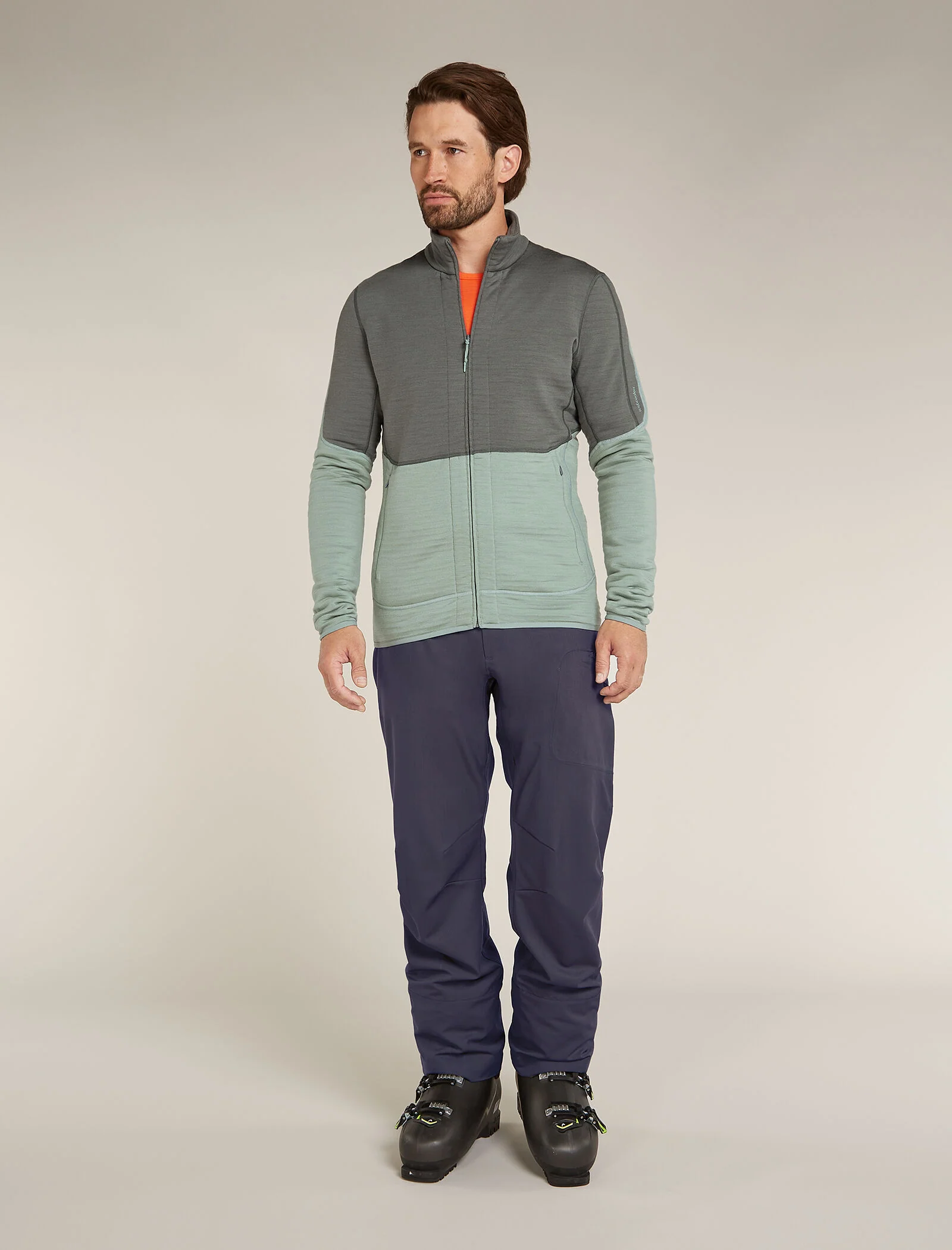 Men's Merino 400 RealFleece™ Descender Long Sleeve Zip Jacket - Image 3