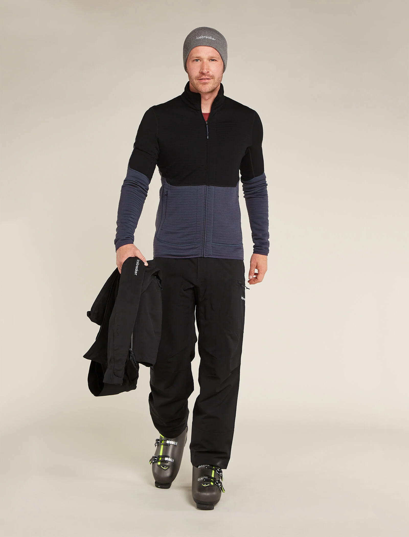 Men's Merino 400 RealFleece⢠Descender Long Sleeve Zip Jacket - Image 6