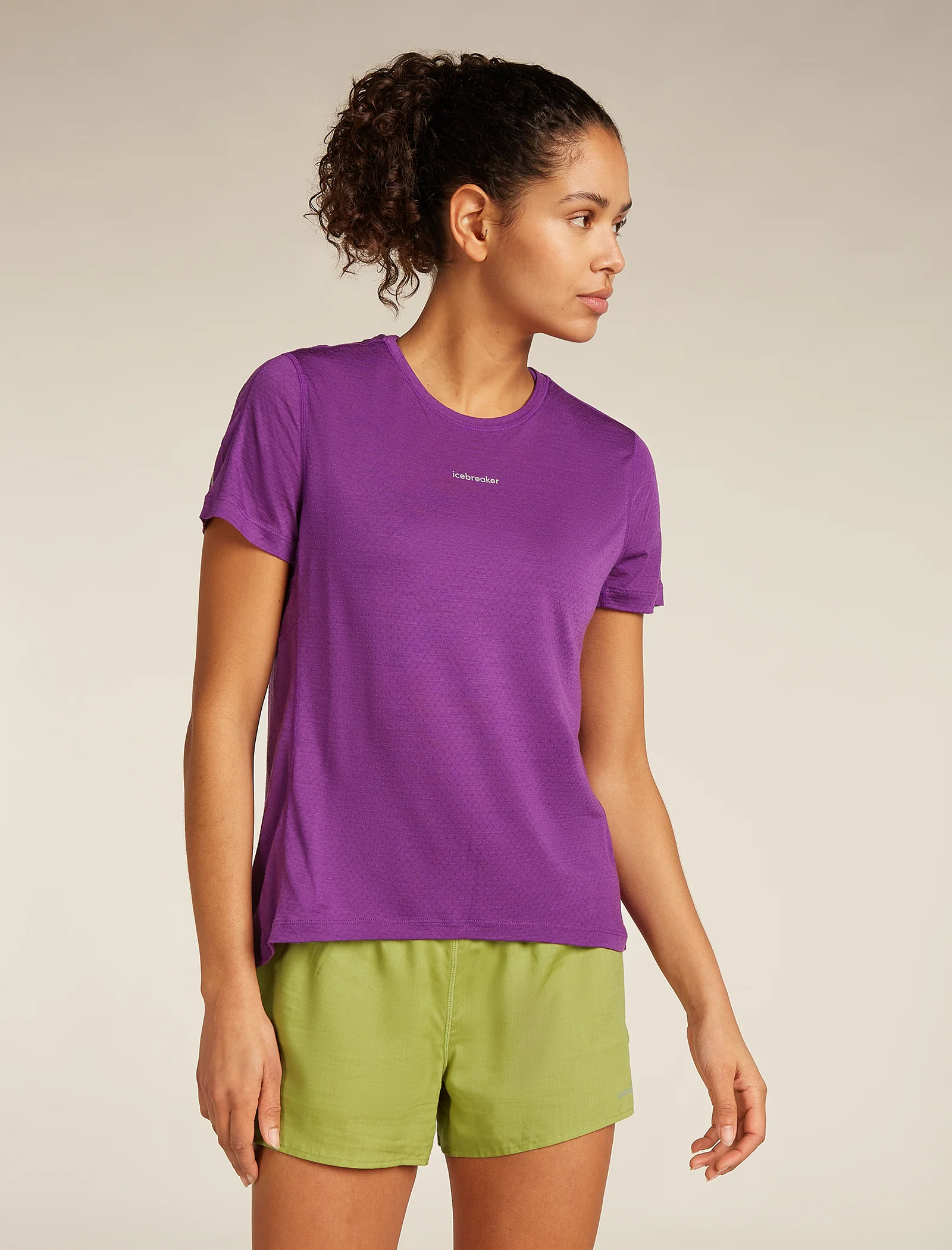 Women's Merino Blend 125 Cool-Lite⢠Speed Short Sleeve Slit Back T-Shirt