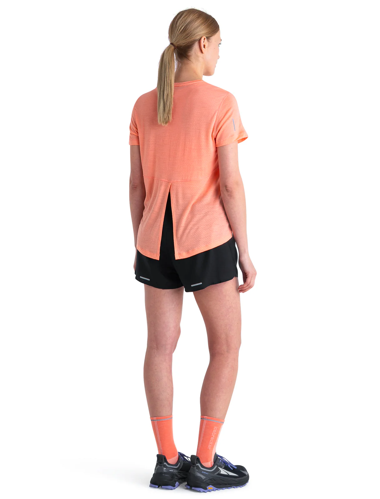 Women's Merino Blend 125 Cool-Lite™ Speed Short Sleeve Slit Back T-Shirt - Image 4
