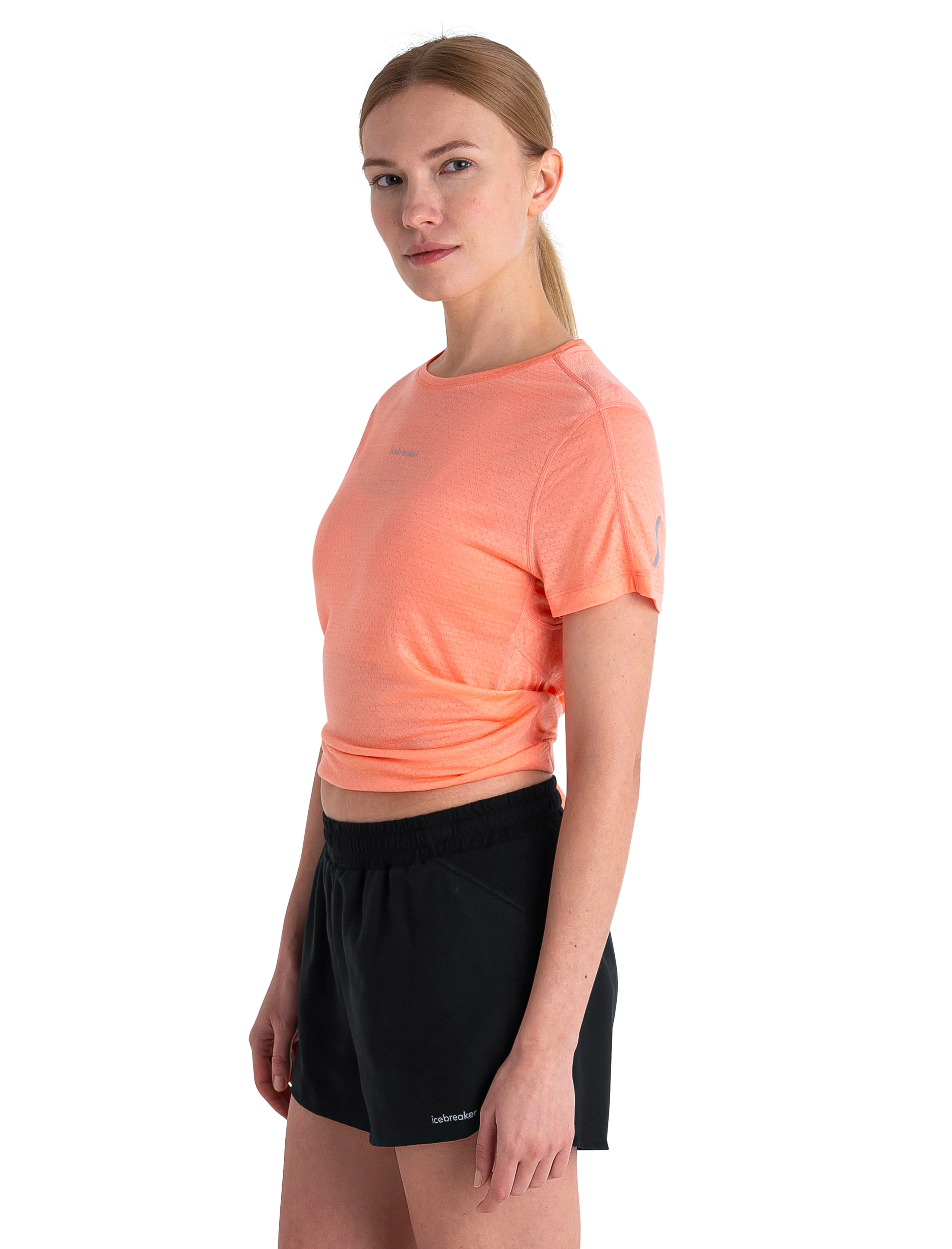 Women's Merino Blend 125 Cool-Lite™ Speed Short Sleeve Slit Back T-Shirt - Image 9