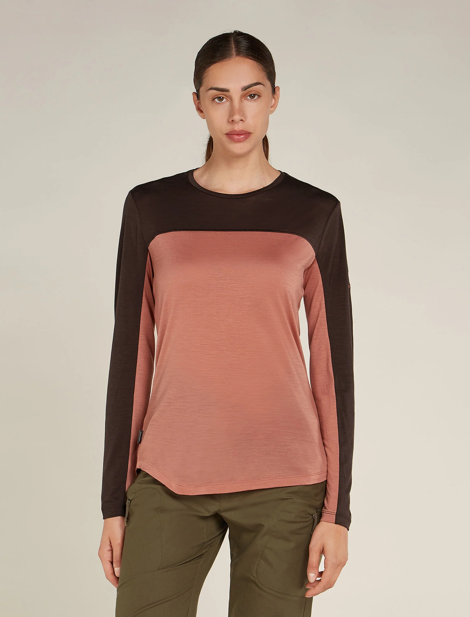 Women's Merino Blend 125 Cool-Lite™ Sphere Long Sleeve T-Shirt Colour Block