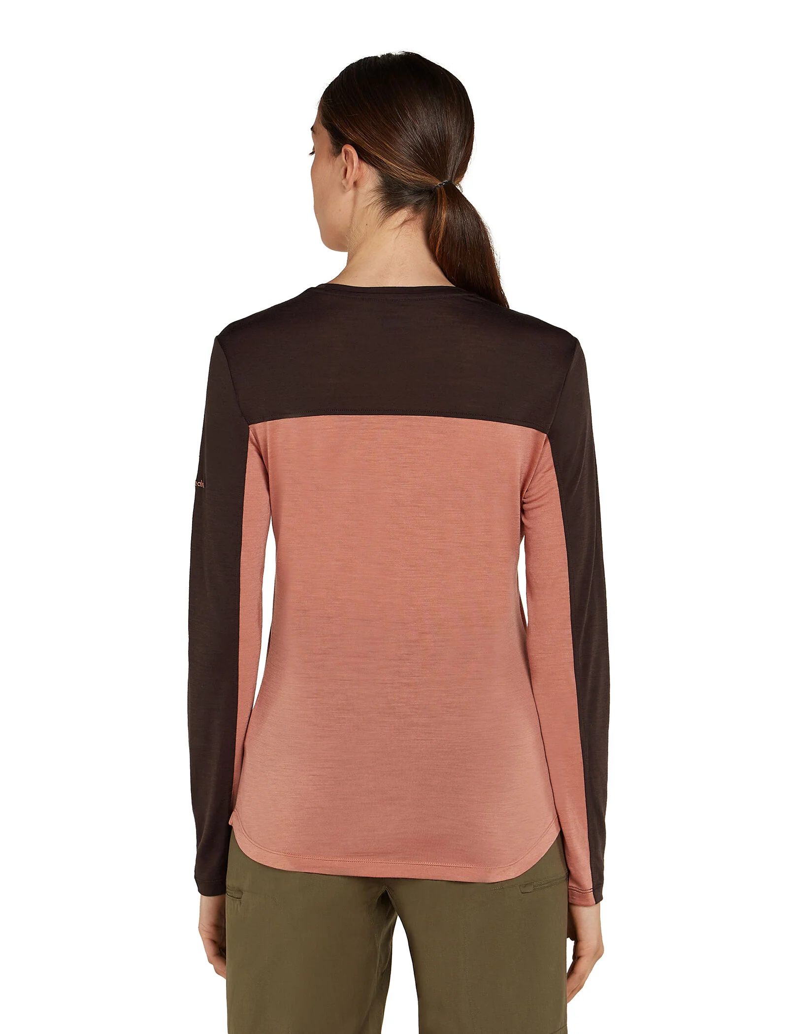 Women's Merino Blend 125 Cool-Lite™ Sphere Long Sleeve T-Shirt Colour Block - Image 2