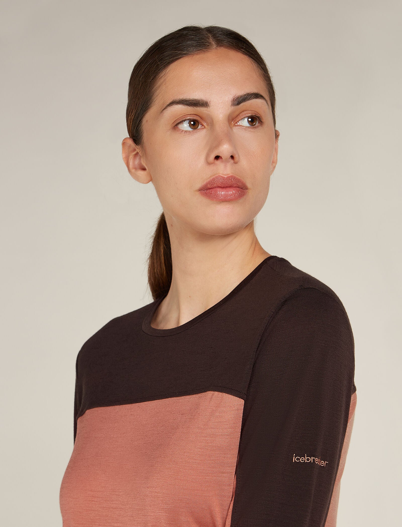 Women's Merino Blend 125 Cool-Lite™ Sphere Long Sleeve T-Shirt Colour Block - Image 6