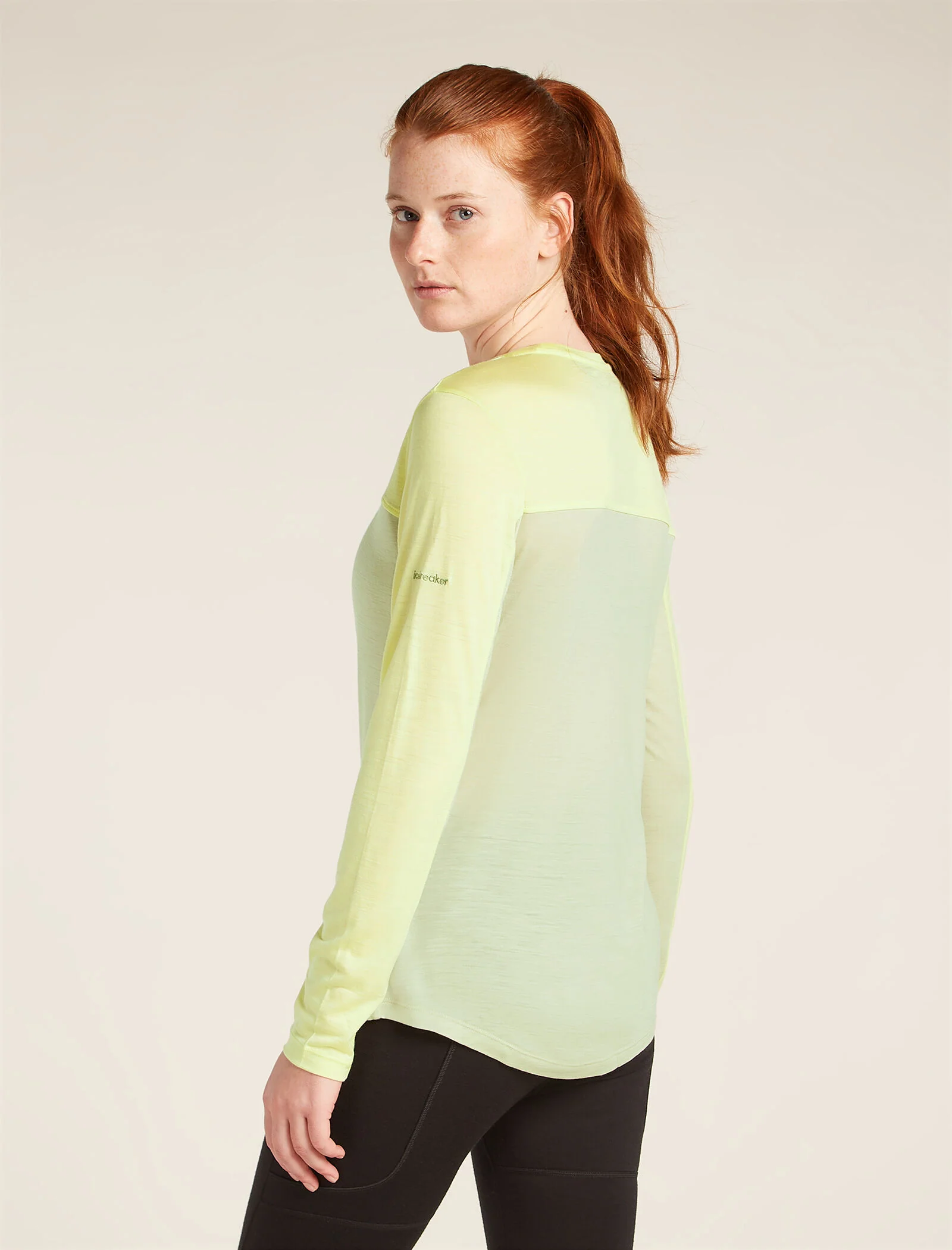 Women's Merino Blend 125 Cool-Lite™ Sphere Long Sleeve T-Shirt Colour Block - Image 2