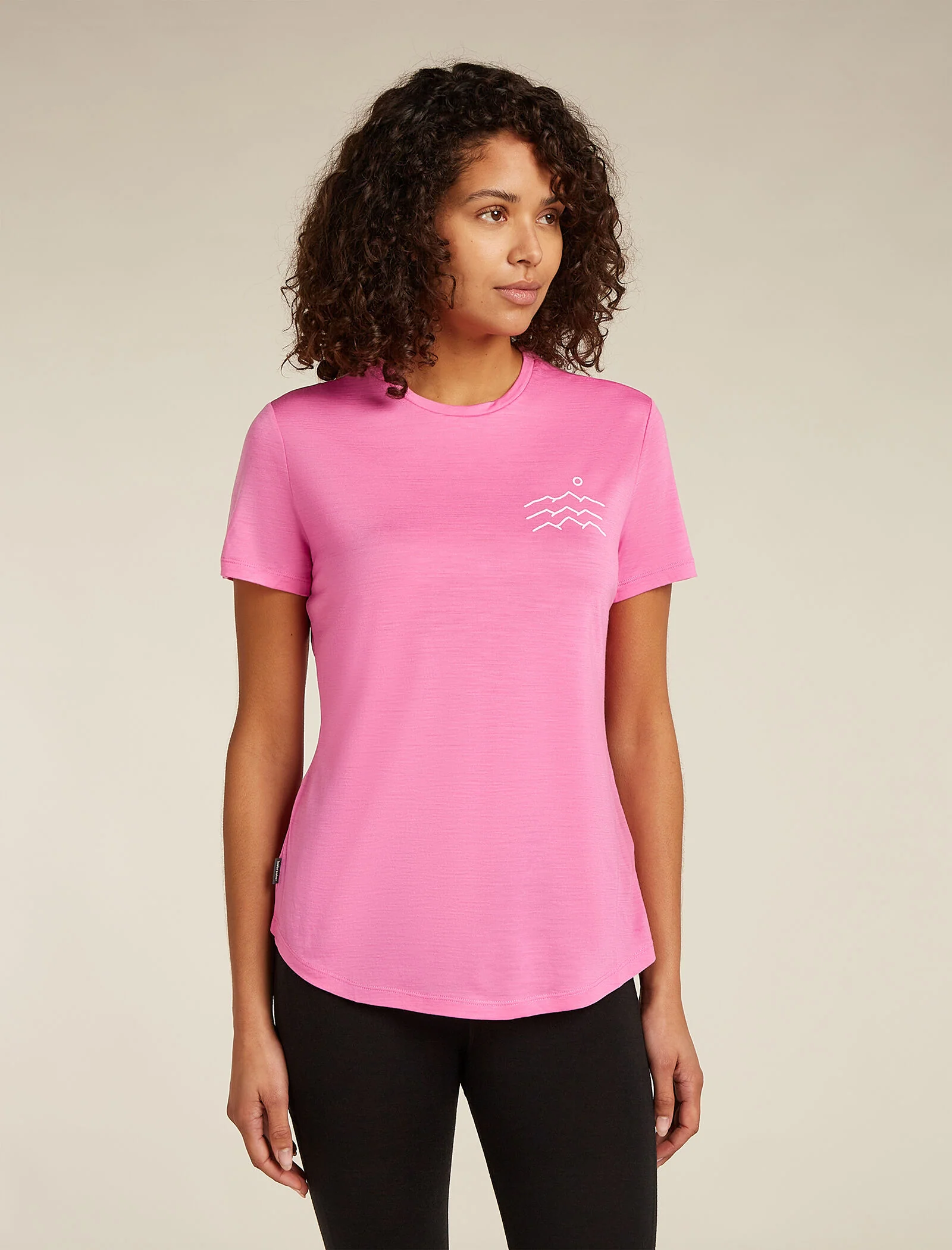 Women's Merino Blend 125 Cool-Lite™ Sphere Short Sleeve T-Shirt Across the Peaks