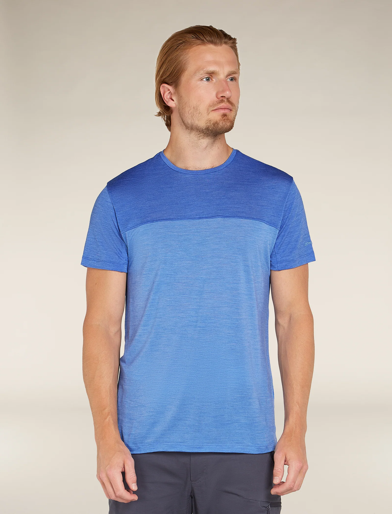 Men's Merino Blend 125 Cool-Lite™ Sphere Short Sleeve T-Shirt Colour Block