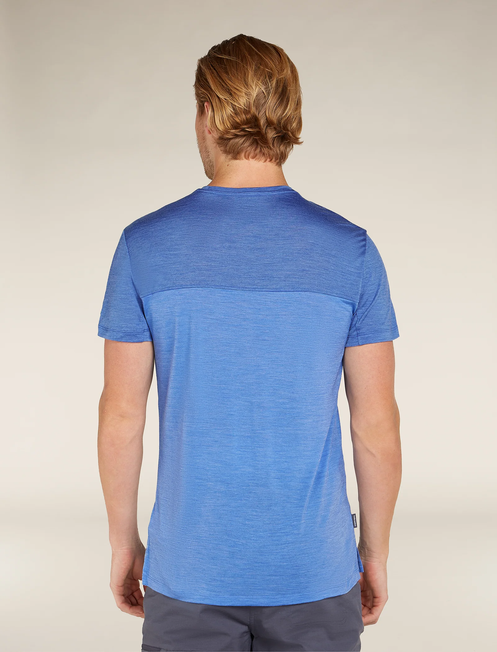 Men's Merino Blend 125 Cool-Lite™ Sphere Short Sleeve T-Shirt Colour Block - Image 2