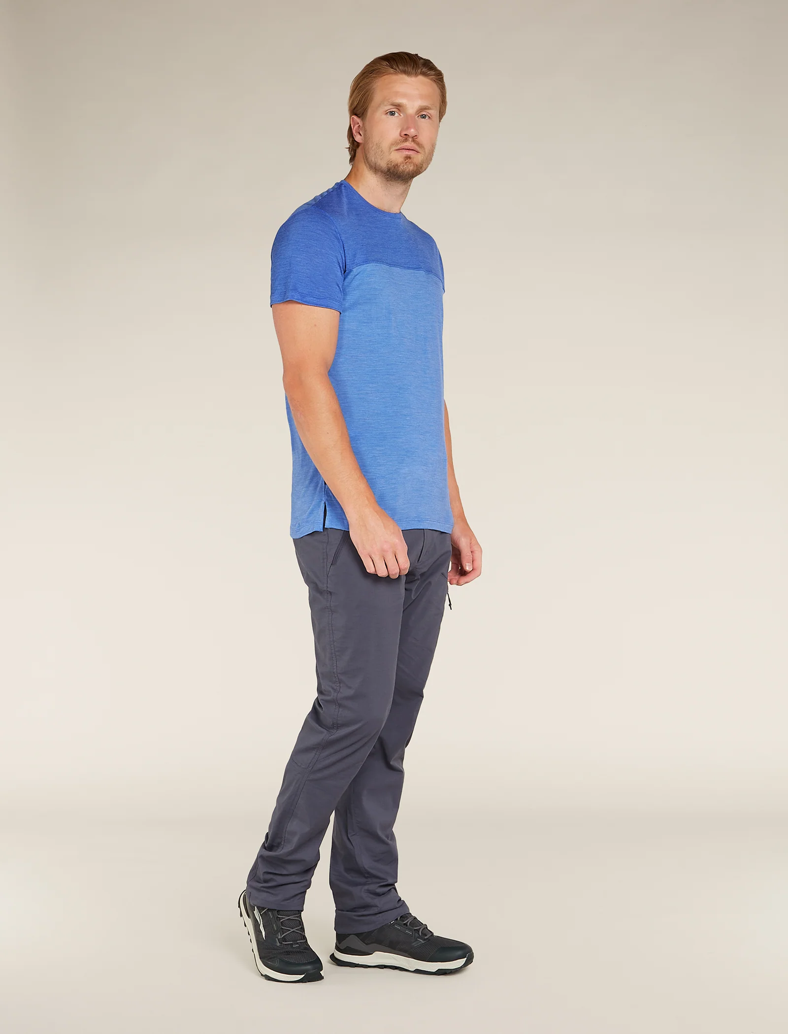 Men's Merino Blend 125 Cool-Lite™ Sphere Short Sleeve T-Shirt Colour Block - Image 3