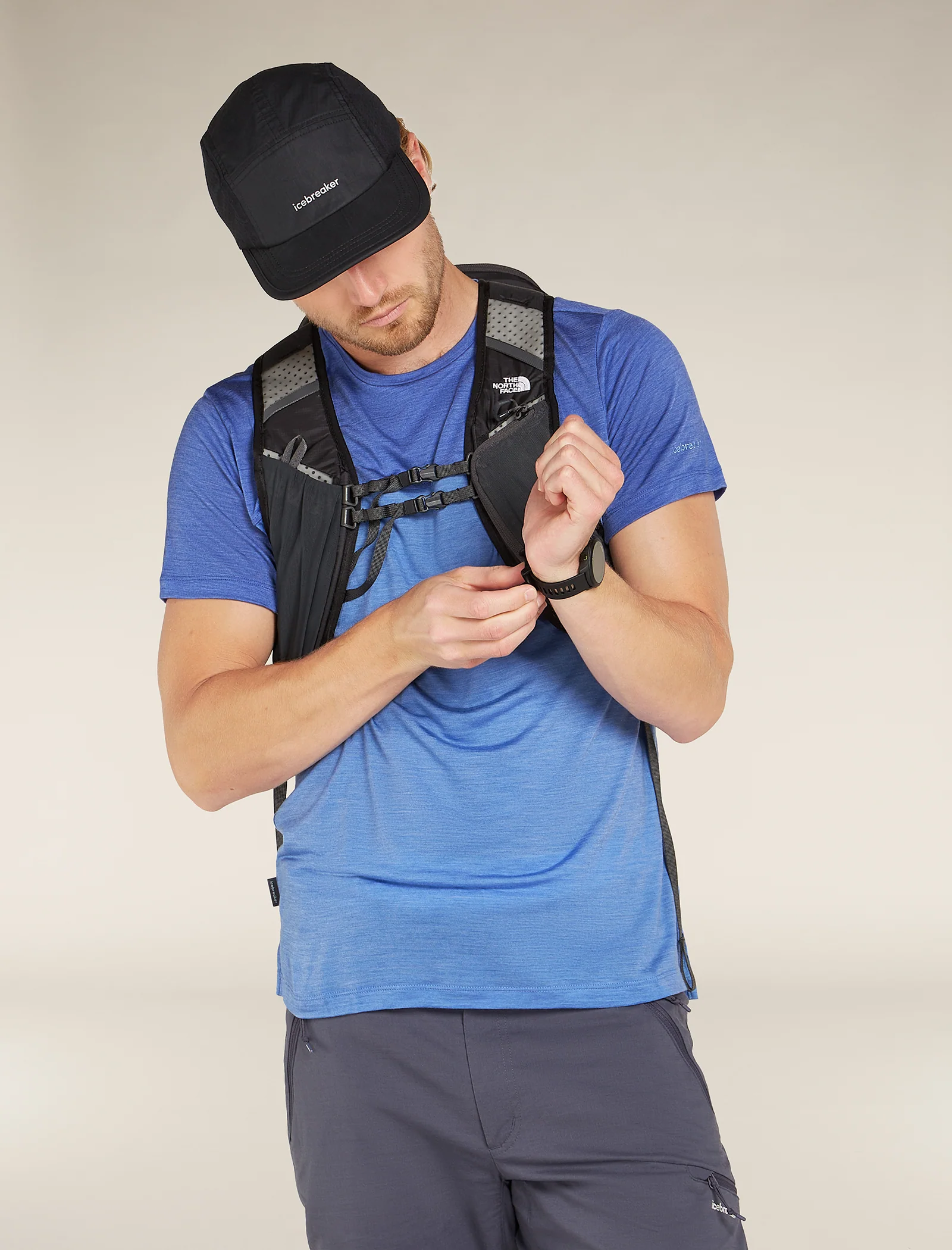 Men's Merino Blend 125 Cool-Lite™ Sphere Short Sleeve T-Shirt Colour Block - Image 4