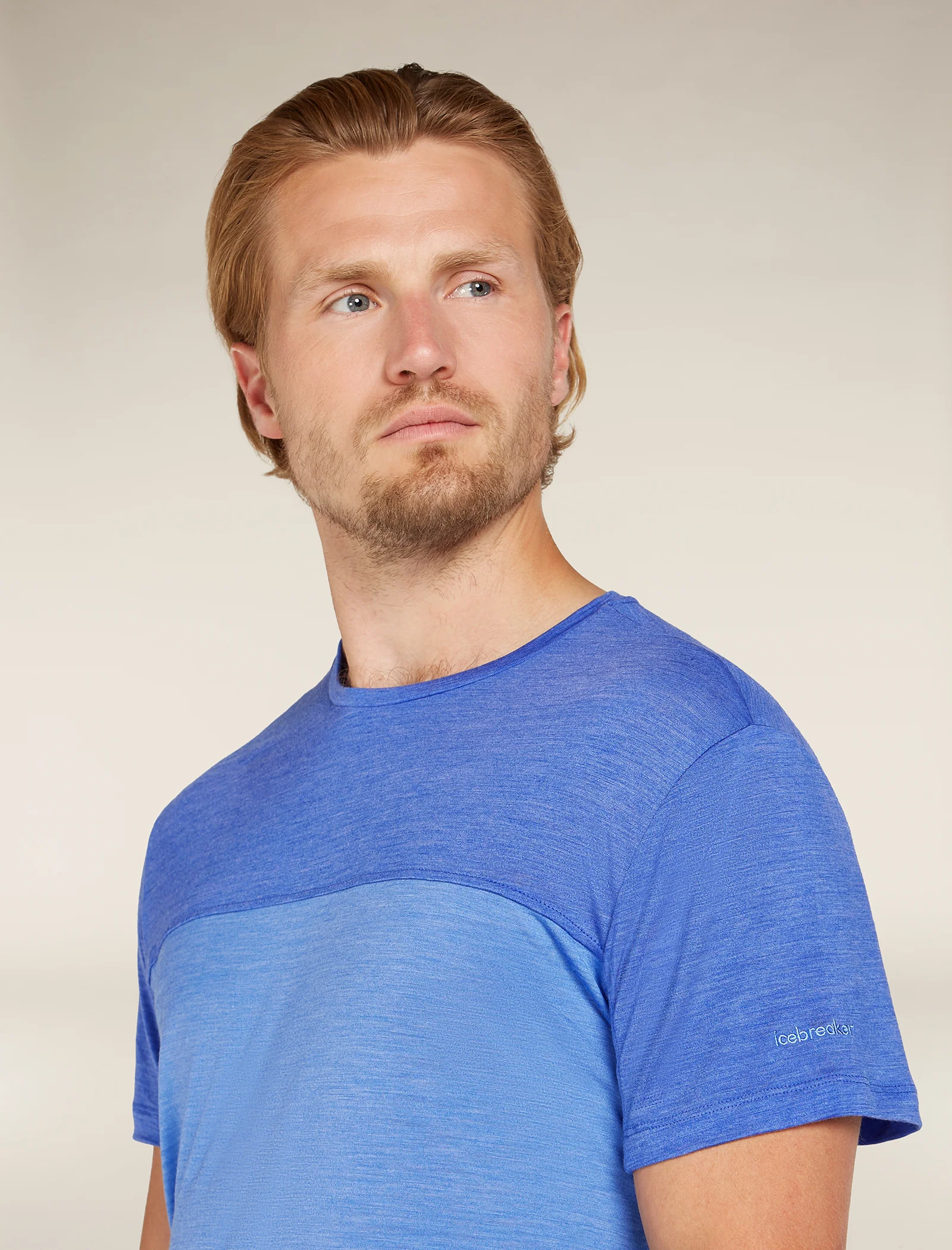 Men's Merino Blend 125 Cool-Lite™ Sphere Short Sleeve T-Shirt Colour Block - Image 5