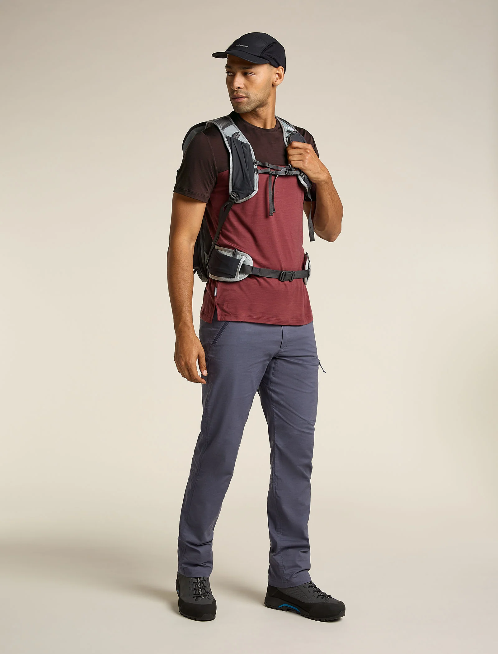 Men's Merino Blend 125 Cool-Lite⢠Sphere Short Sleeve T-Shirt Colour Block - Image 4