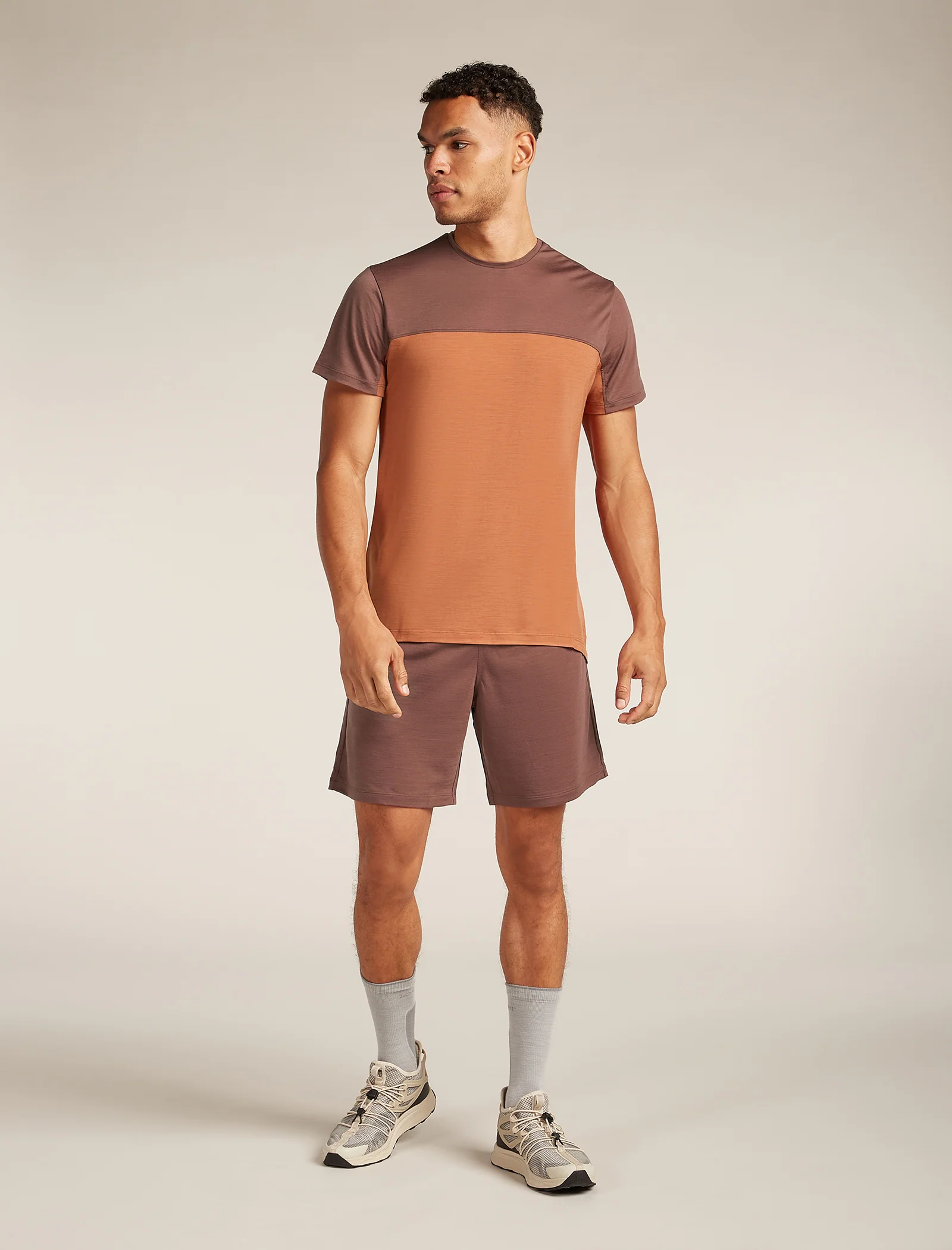 Men's Merino Blend 125 Cool-Lite™ Sphere Short Sleeve T-Shirt Colour Block - Image 3