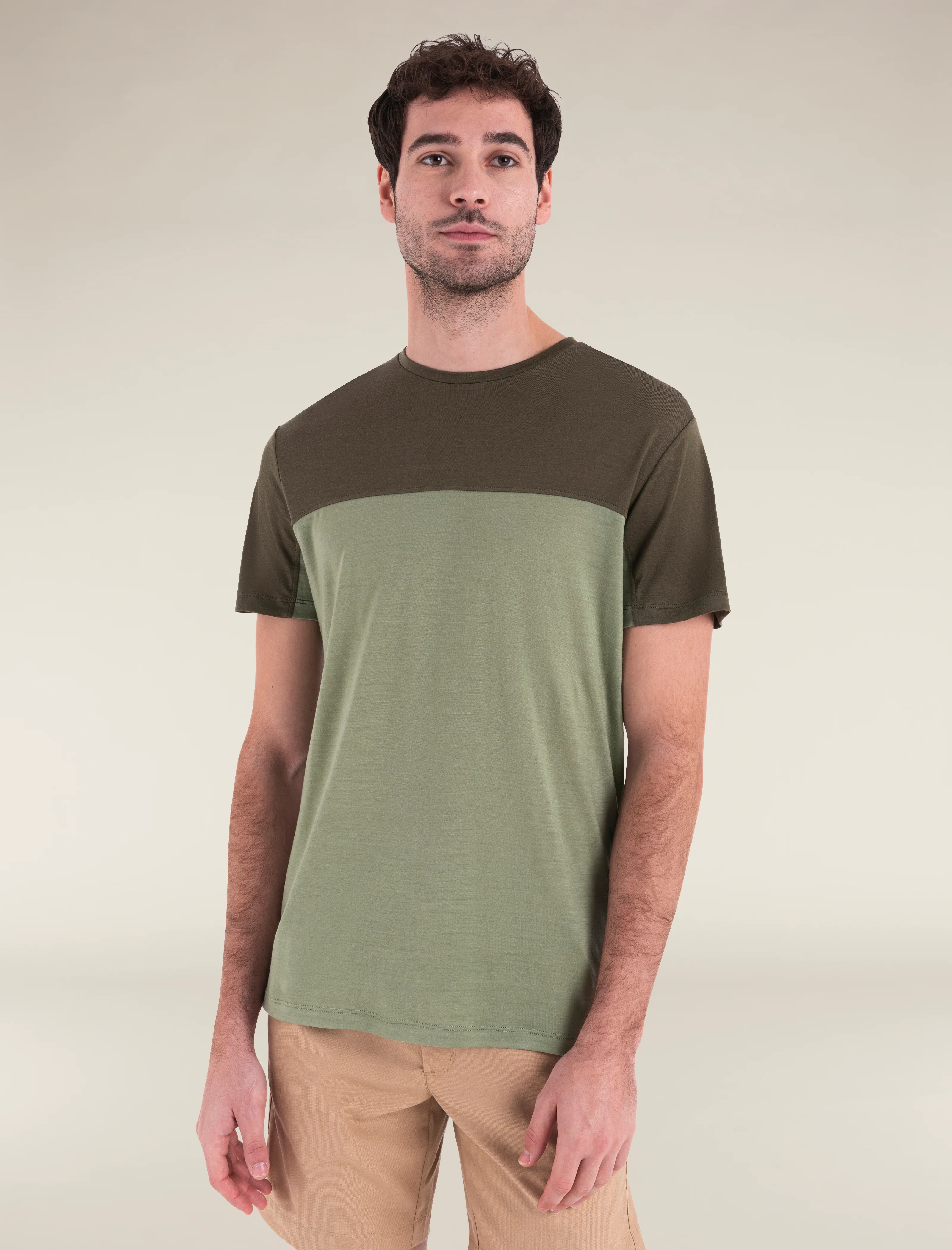 Men's Merino Blend 125 Cool-Lite™ Sphere Short Sleeve T-Shirt Colour Block