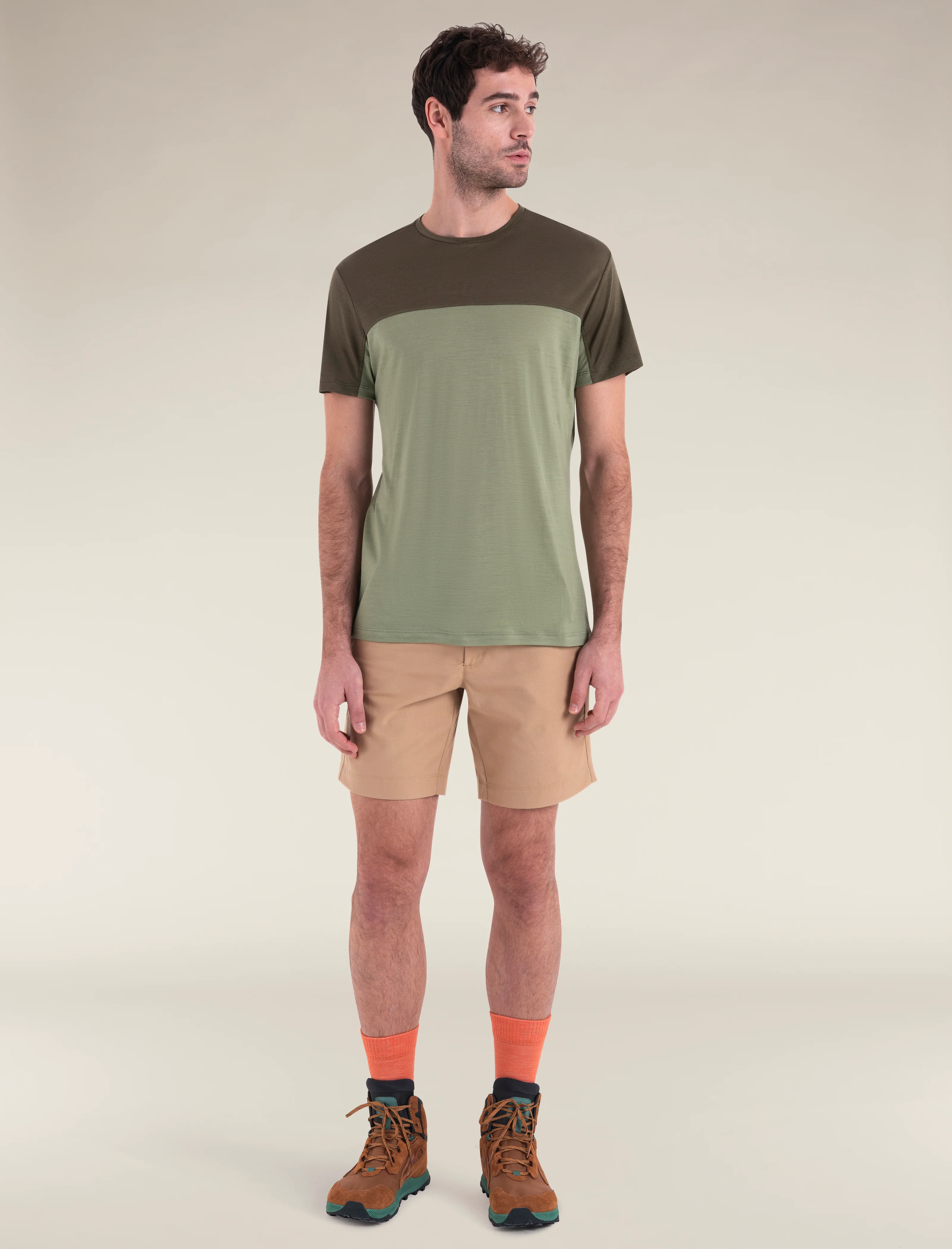 Men's Merino Blend 125 Cool-Lite™ Sphere Short Sleeve T-Shirt Colour Block - Image 3