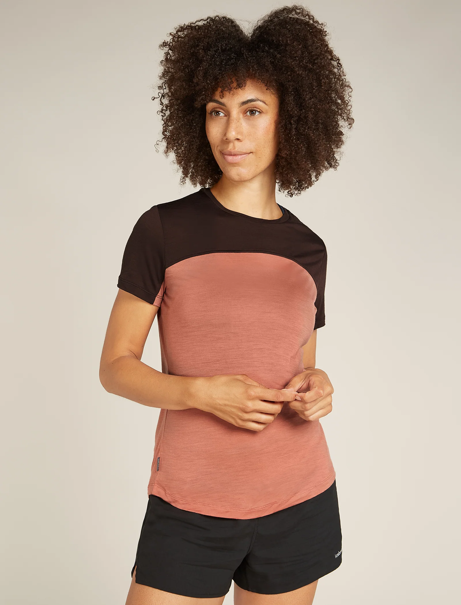 Women's Merino Blend 125 Cool-Lite™ Sphere Short Sleeve T-Shirt Colour Block