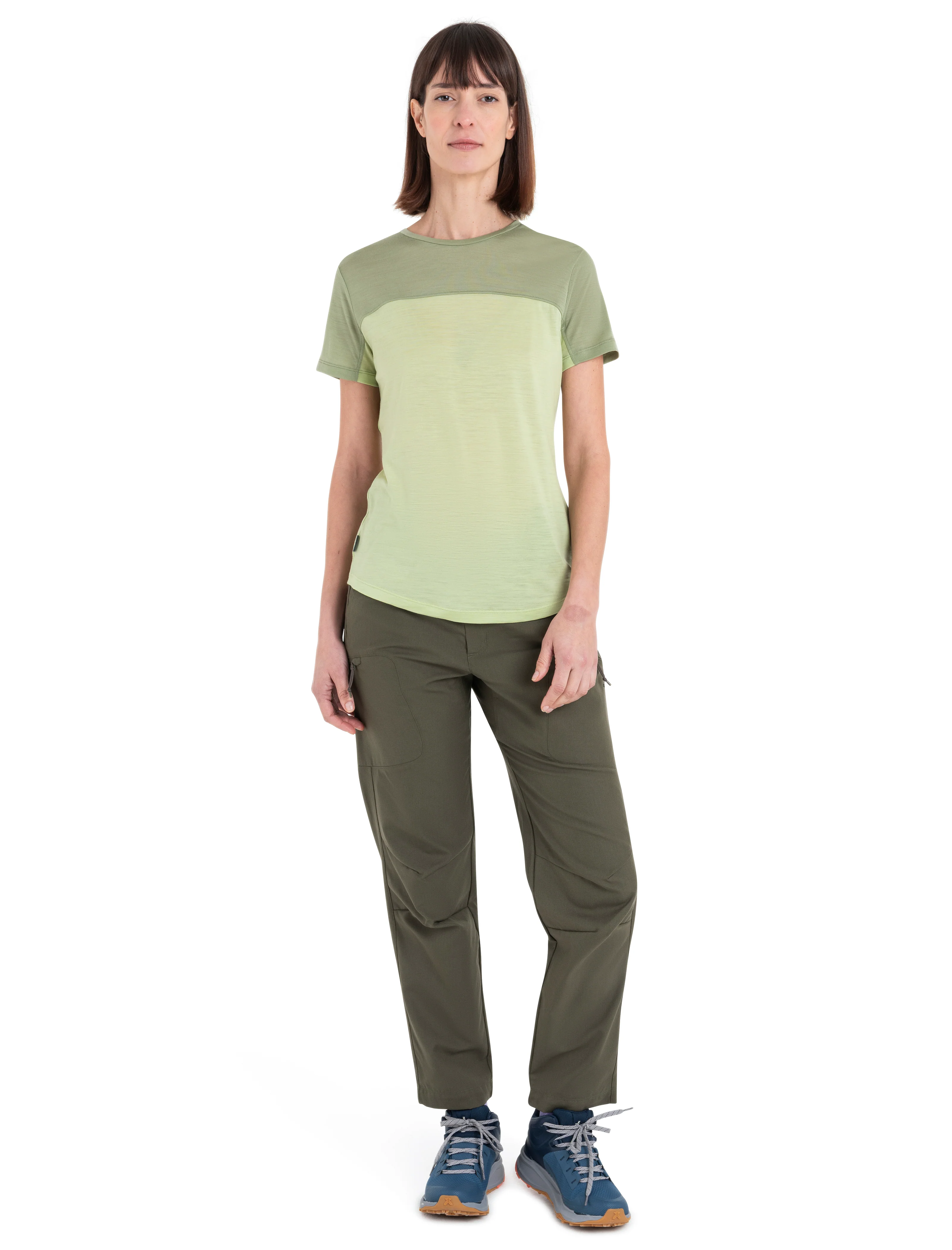 Women's Merino Blend 125 Cool-Lite™ Sphere Short Sleeve T-Shirt Colour Block - Image 3