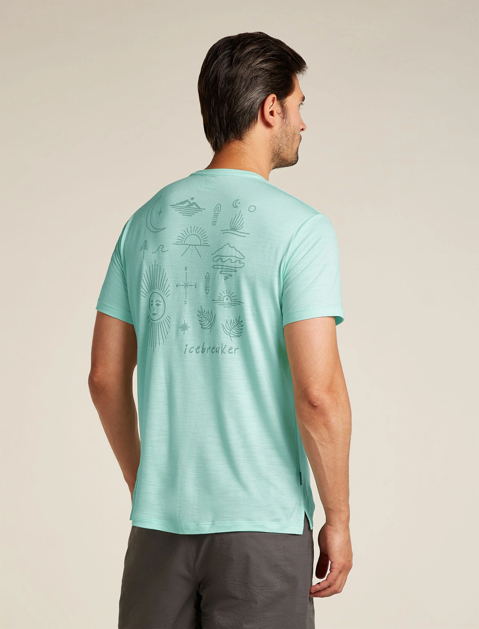 Men's Merino Blend 125 Cool-Lite™ Sphere Short Sleeve T-Shirt Explore More - Image 2