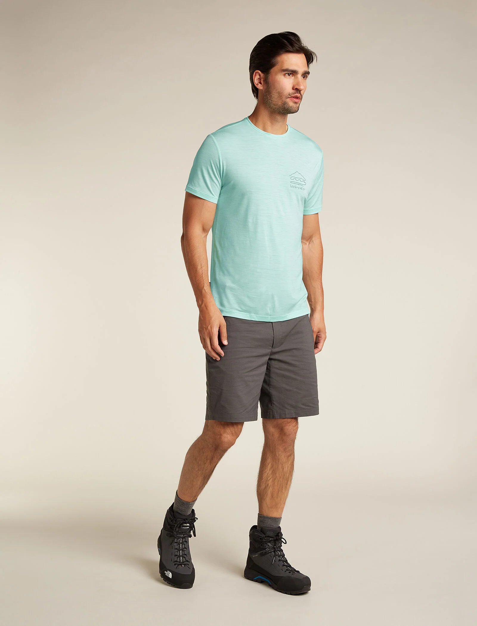 Men's Merino Blend 125 Cool-Lite™ Sphere Short Sleeve T-Shirt Explore More - Image 3