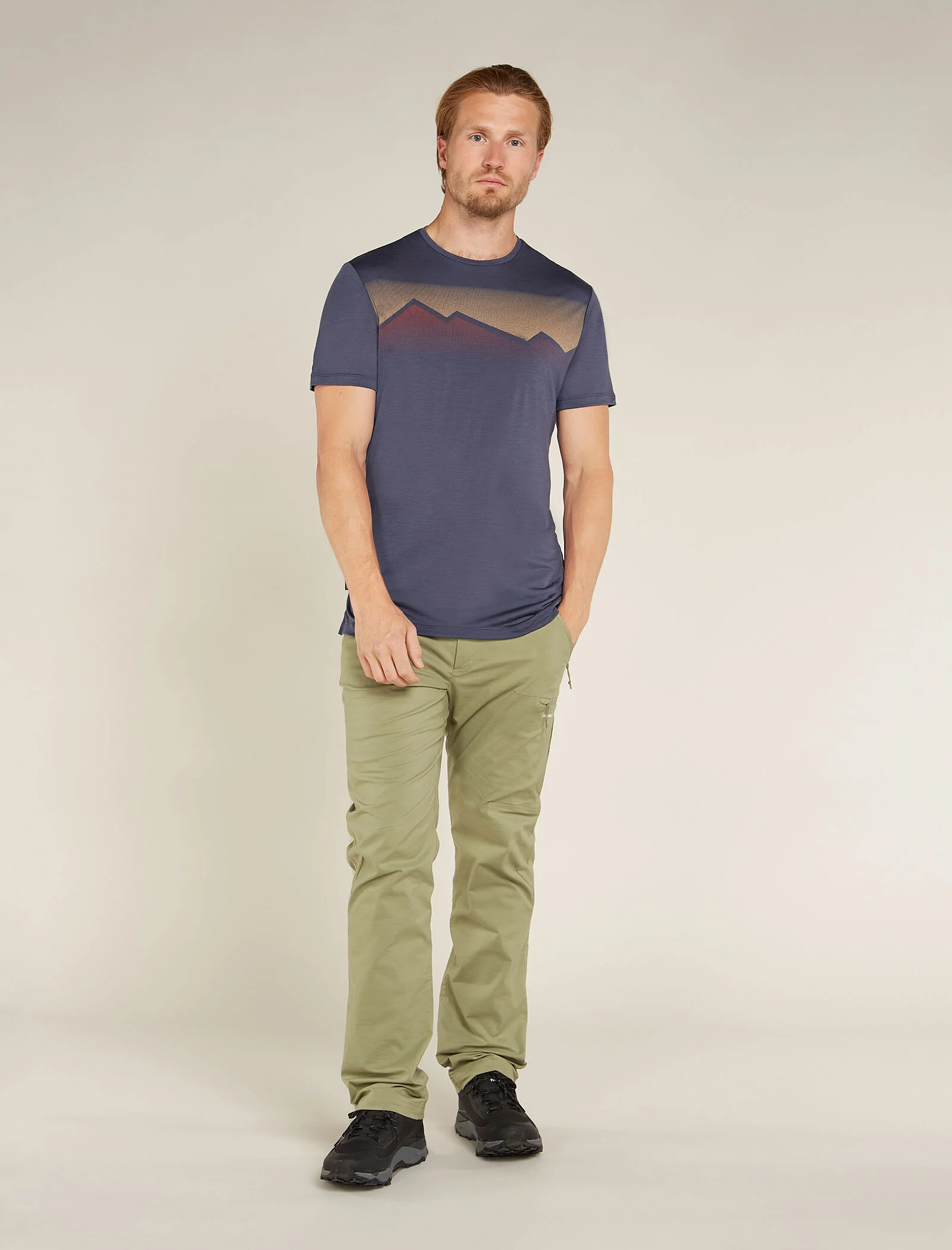 Men's Merino Blend 125 Cool-Lite™ Sphere Short Sleeve T-Shirt Radiant Peak - Image 3