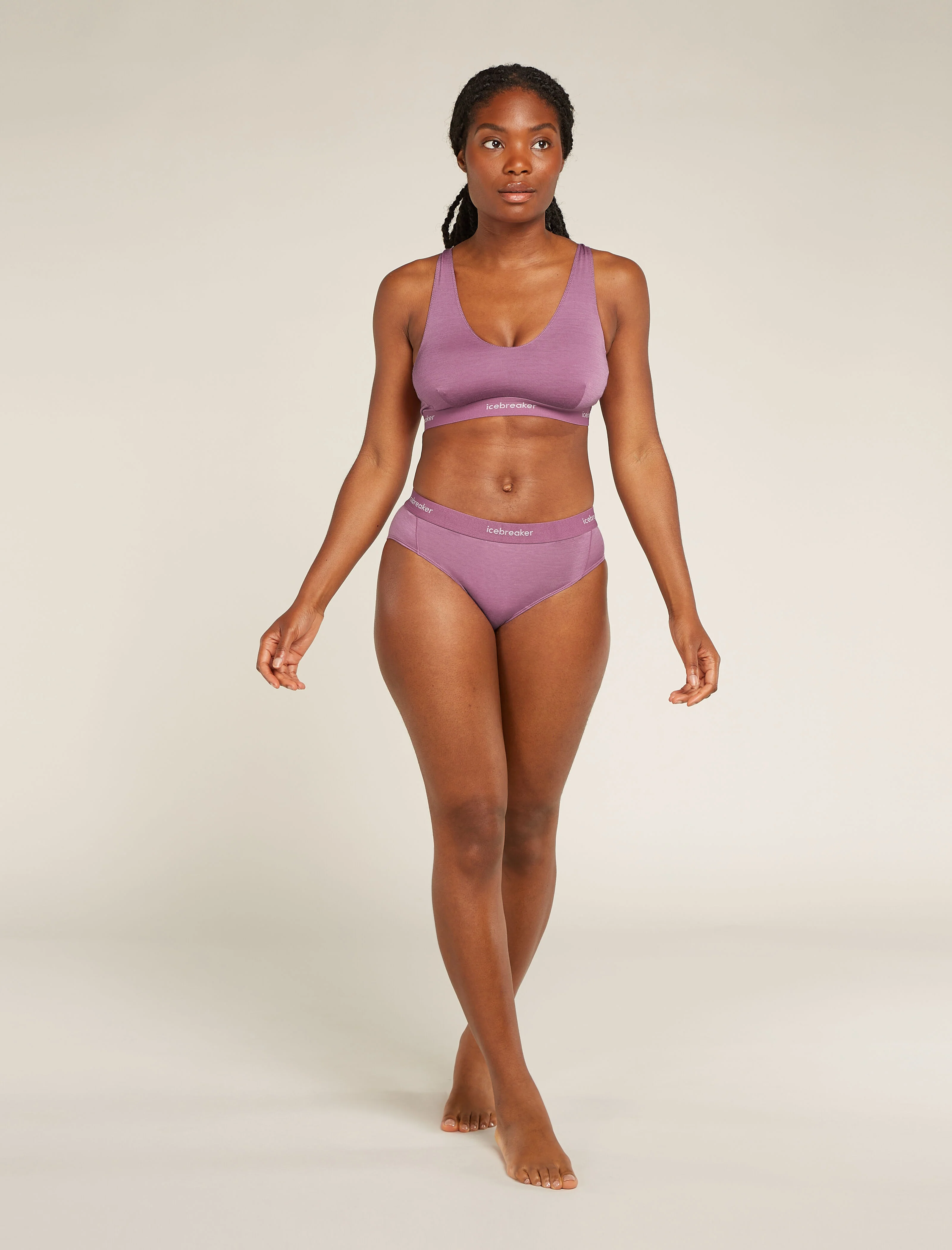 Women's Merino Blend 125 Cool-Lite™ Sprite Racerback Bra - Image 3