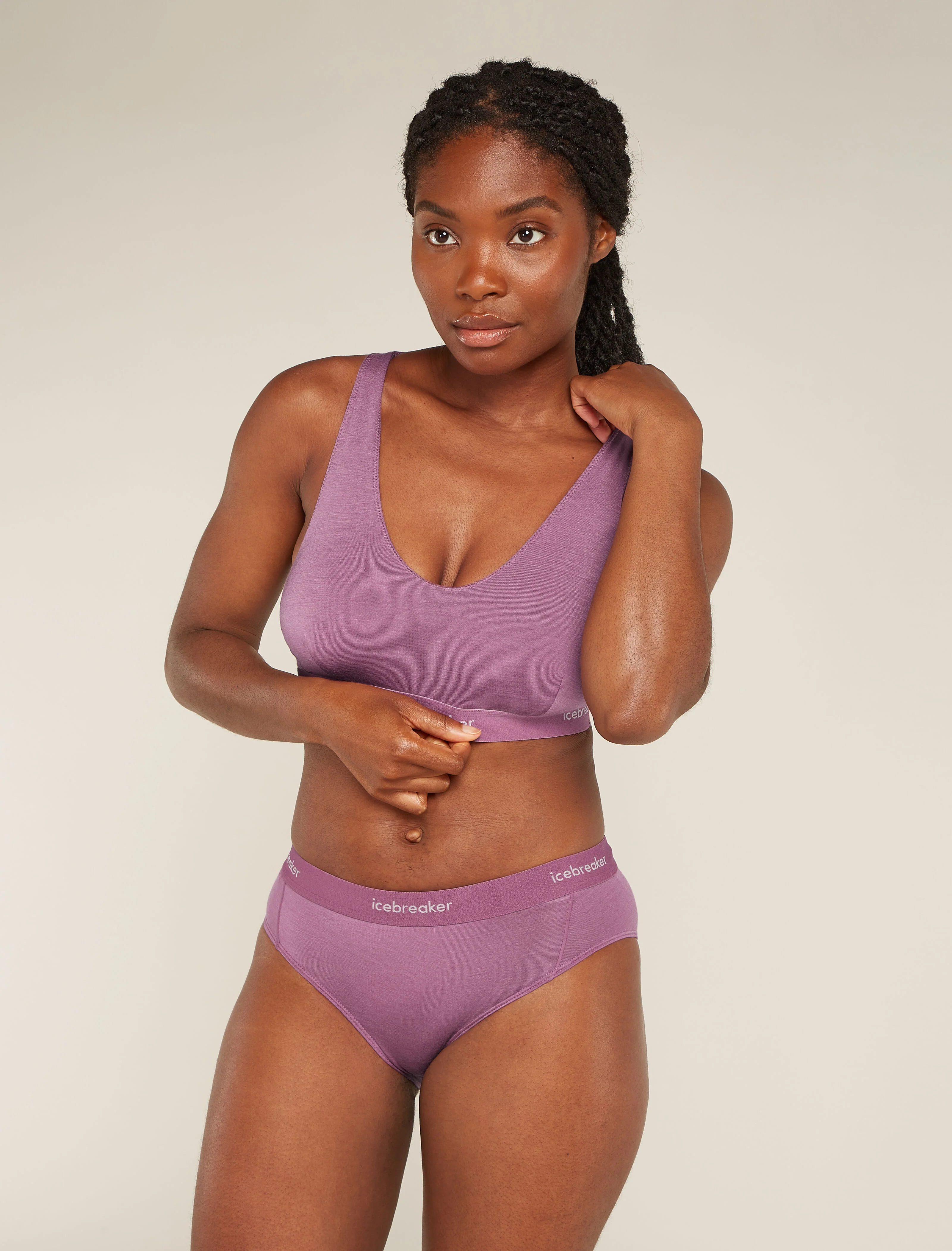 Women's Merino Blend 125 Cool-Lite™ Sprite Racerback Bra - Image 5