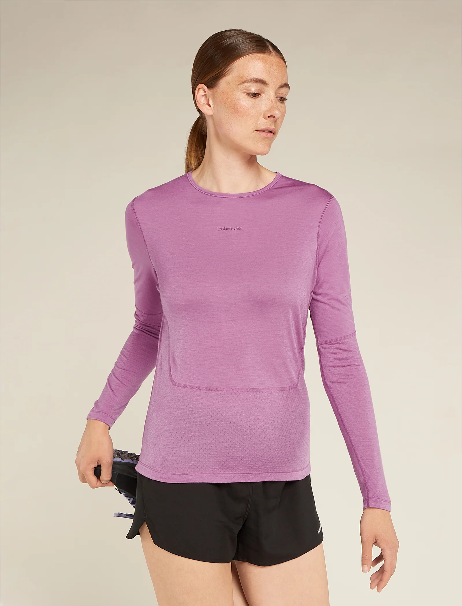 Women's Merino Blend 125 ZoneKnit™ Energy Wind Long Sleeve T-Shirt