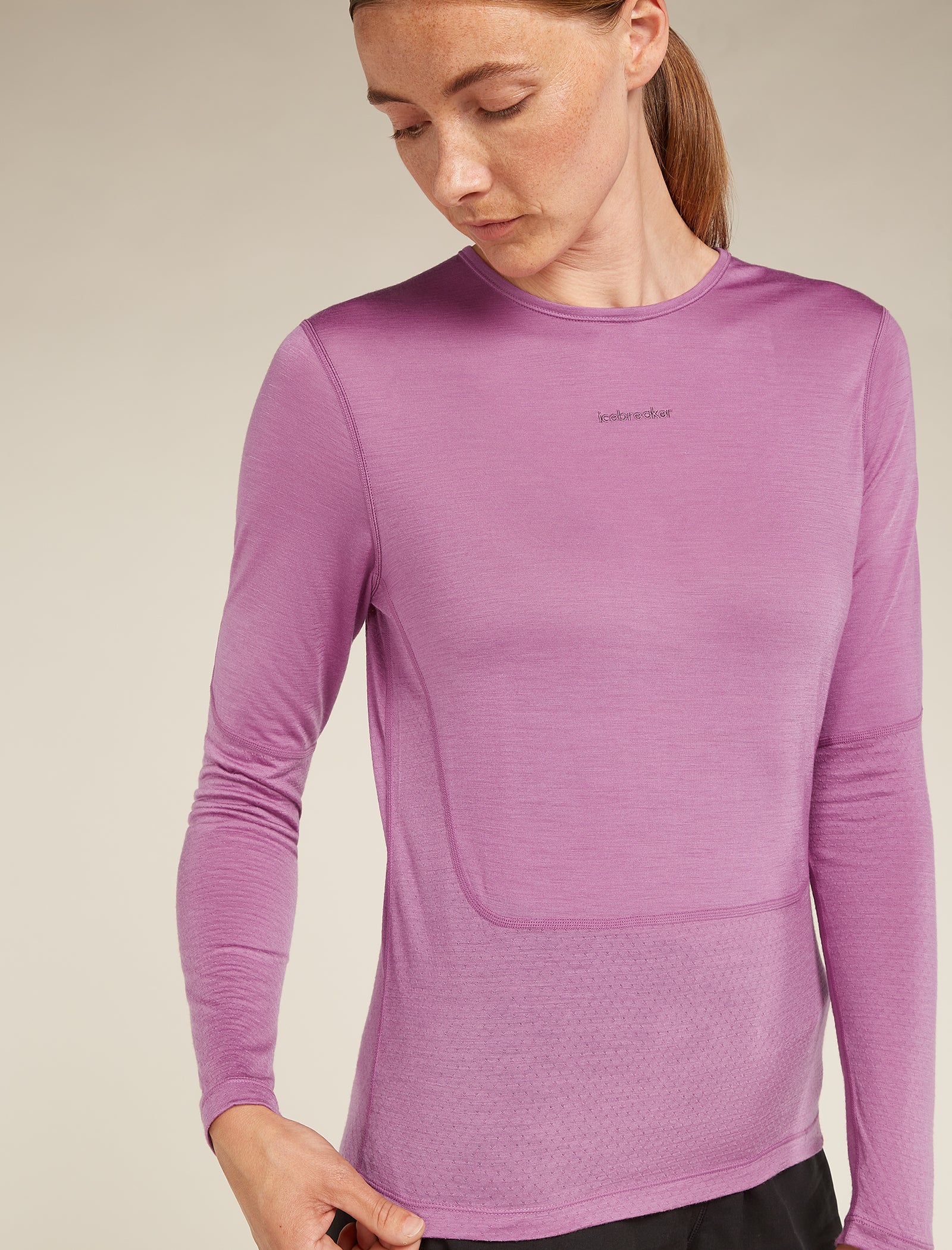 Women's Merino Blend 125 ZoneKnit™ Energy Wind Long Sleeve T-Shirt - Image 6
