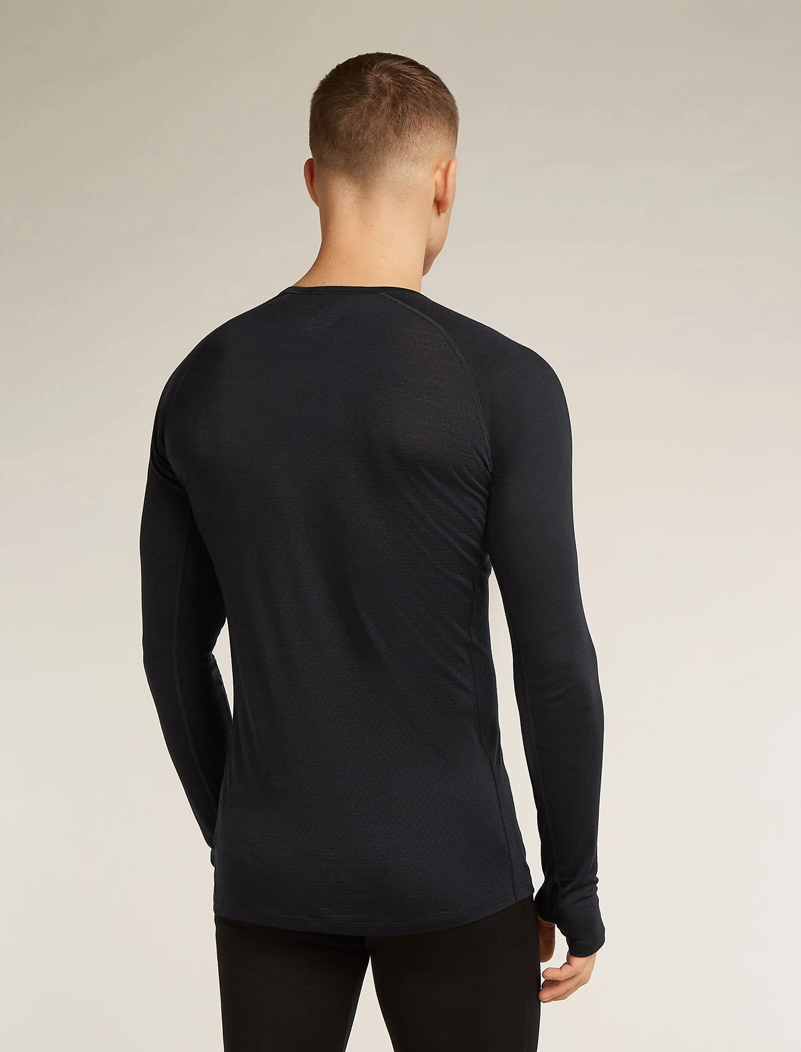 Men's Merino Blend 125 ZoneKnit™ Long Sleeve Crew Thermal Top - Image 2