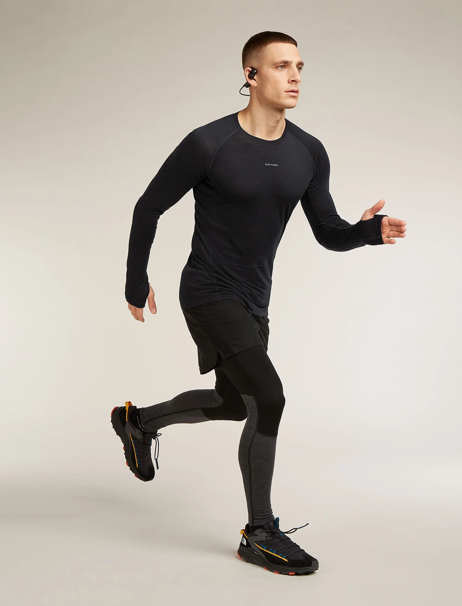 Men's Merino Blend 125 ZoneKnit™ Long Sleeve Crew Thermal Top - Image 4