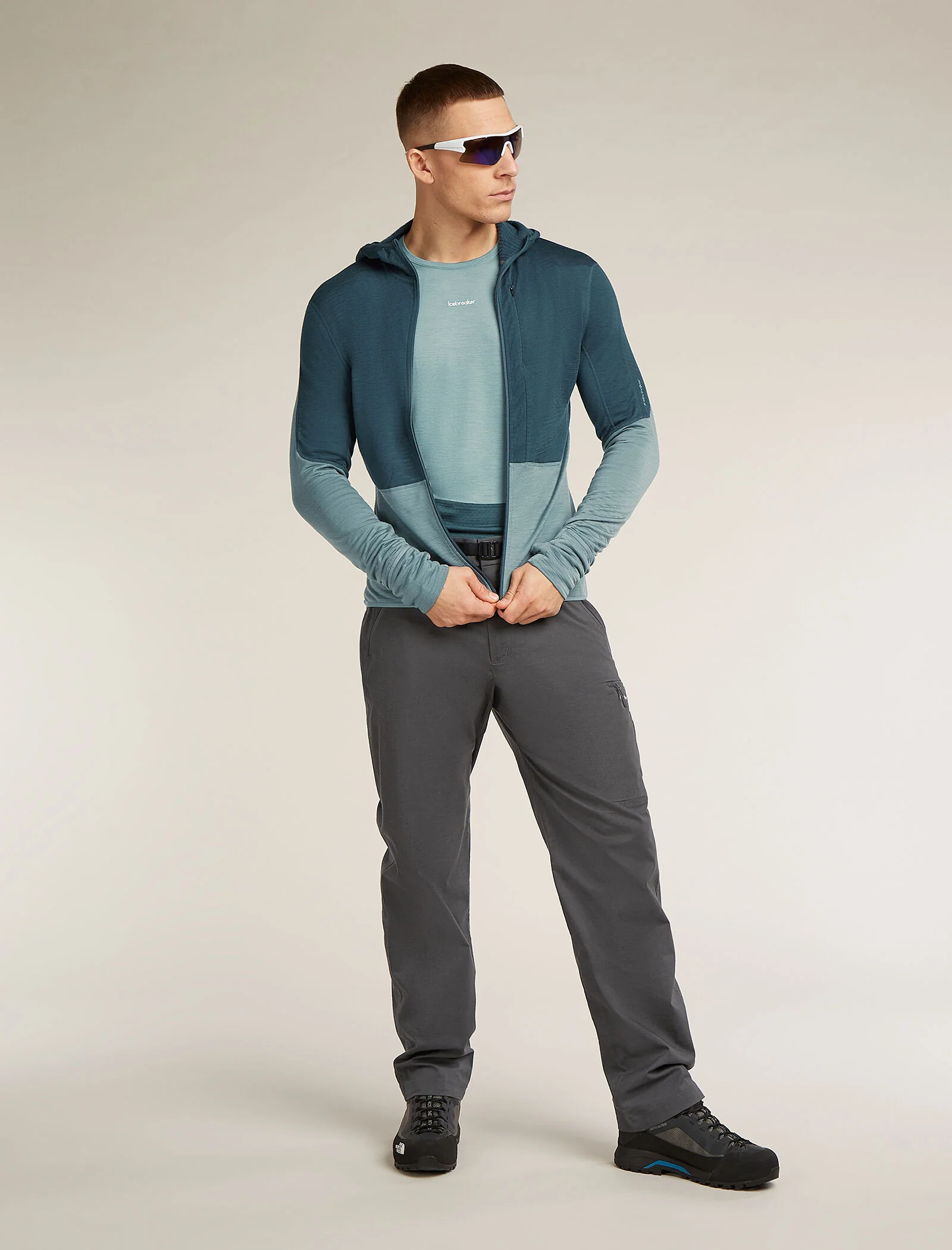 Men's Merino Blend 125 ZoneKnit™ Long Sleeve Crew Thermal Top - Image 4