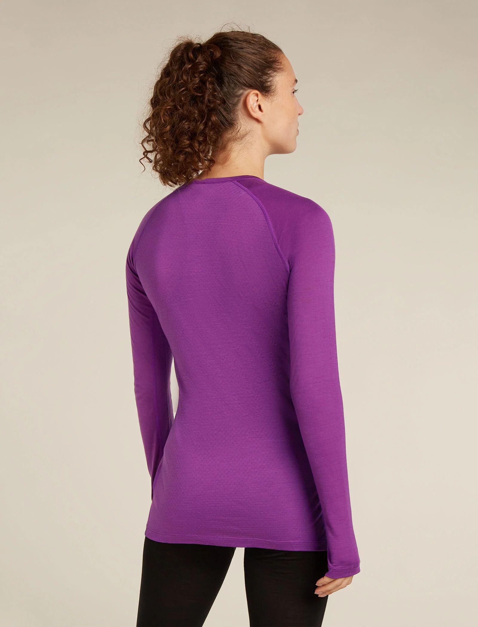 Women's Merino Blend 125 ZoneKnit™ Long Sleeve Crew Thermal Top - Image 2