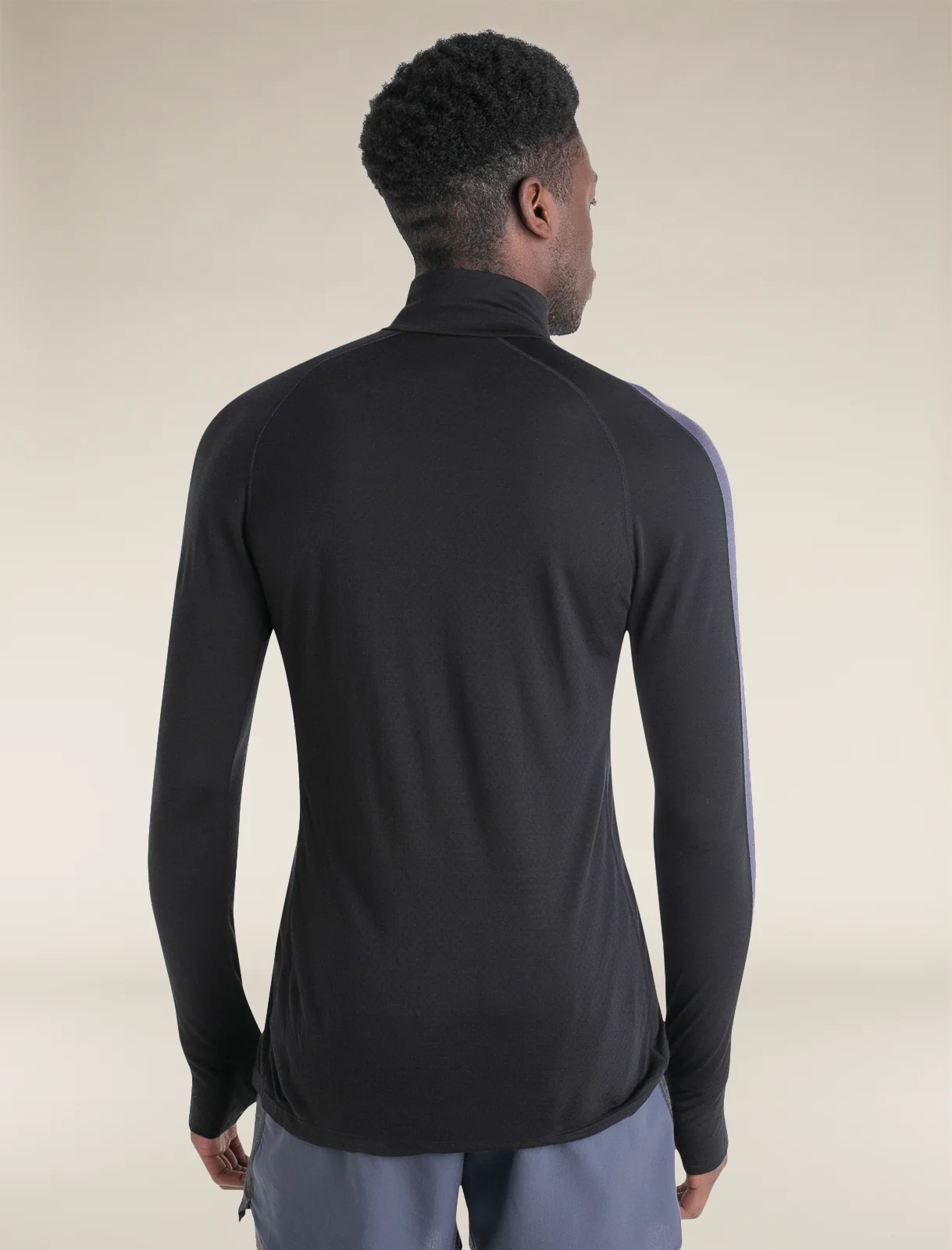 Men's Merino Blend 125 ZoneKnit™ Long Sleeve Half Zip Thermal Top - Image 2