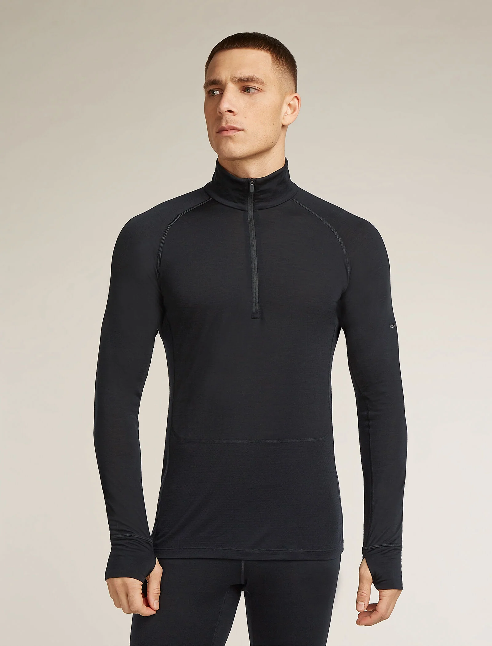 Men's Merino Blend 125 ZoneKnit™ Long Sleeve Half Zip Thermal Top
