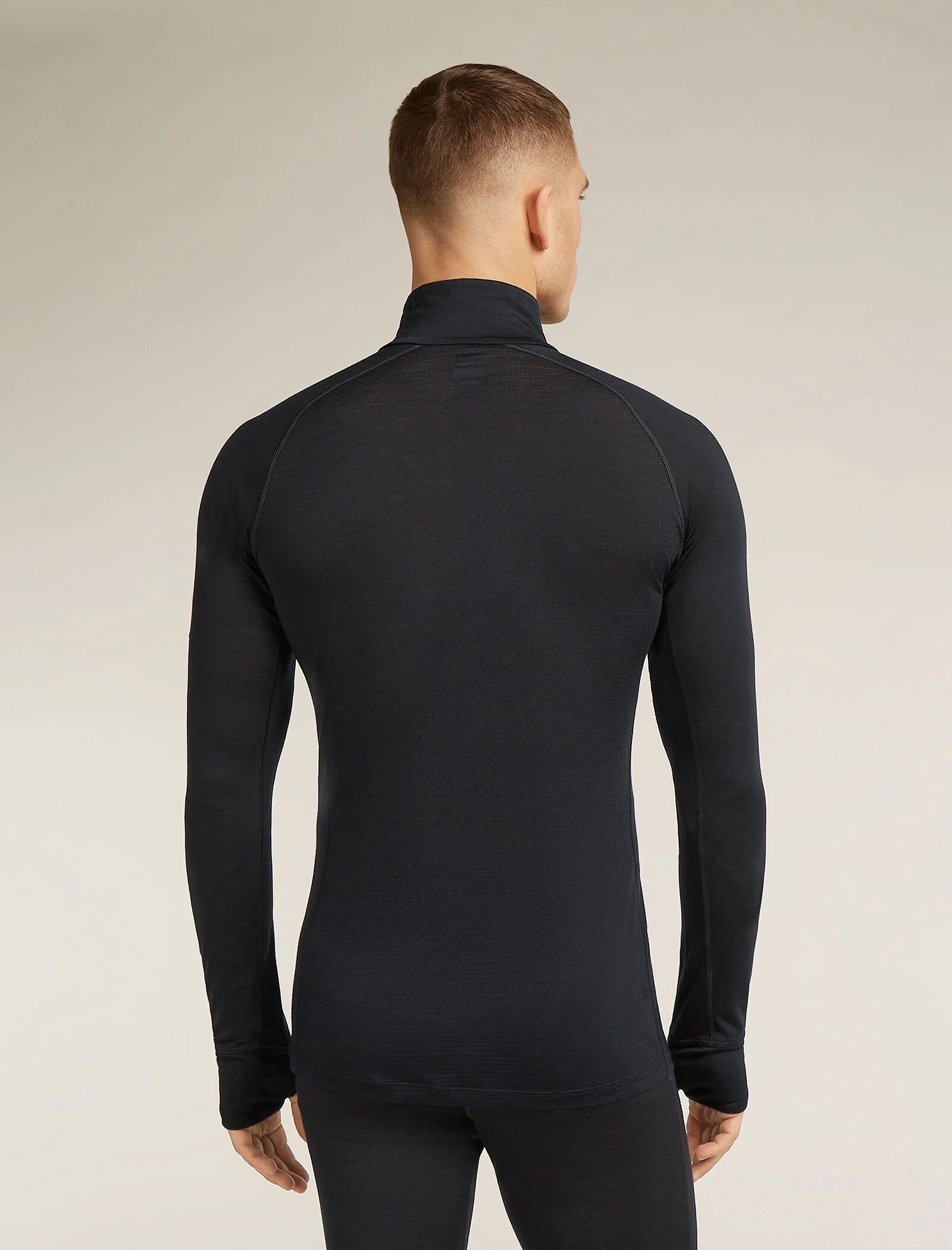 Men's Merino Blend 125 ZoneKnit™ Long Sleeve Half Zip Thermal Top - Image 2
