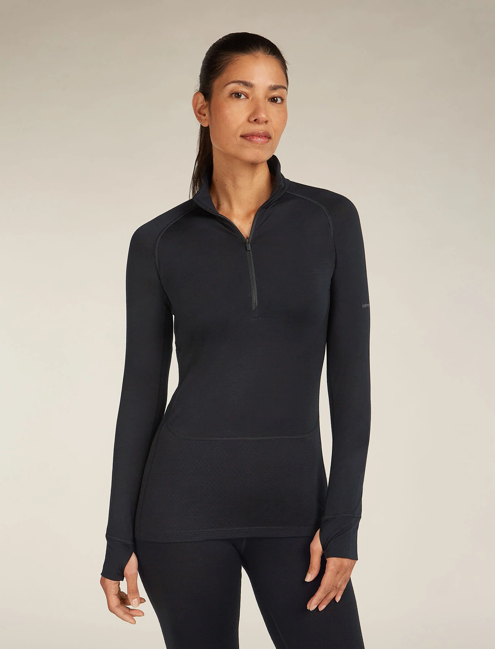 Women's Merino Blend 125 ZoneKnit™ Long Sleeve Half Zip Thermal Top