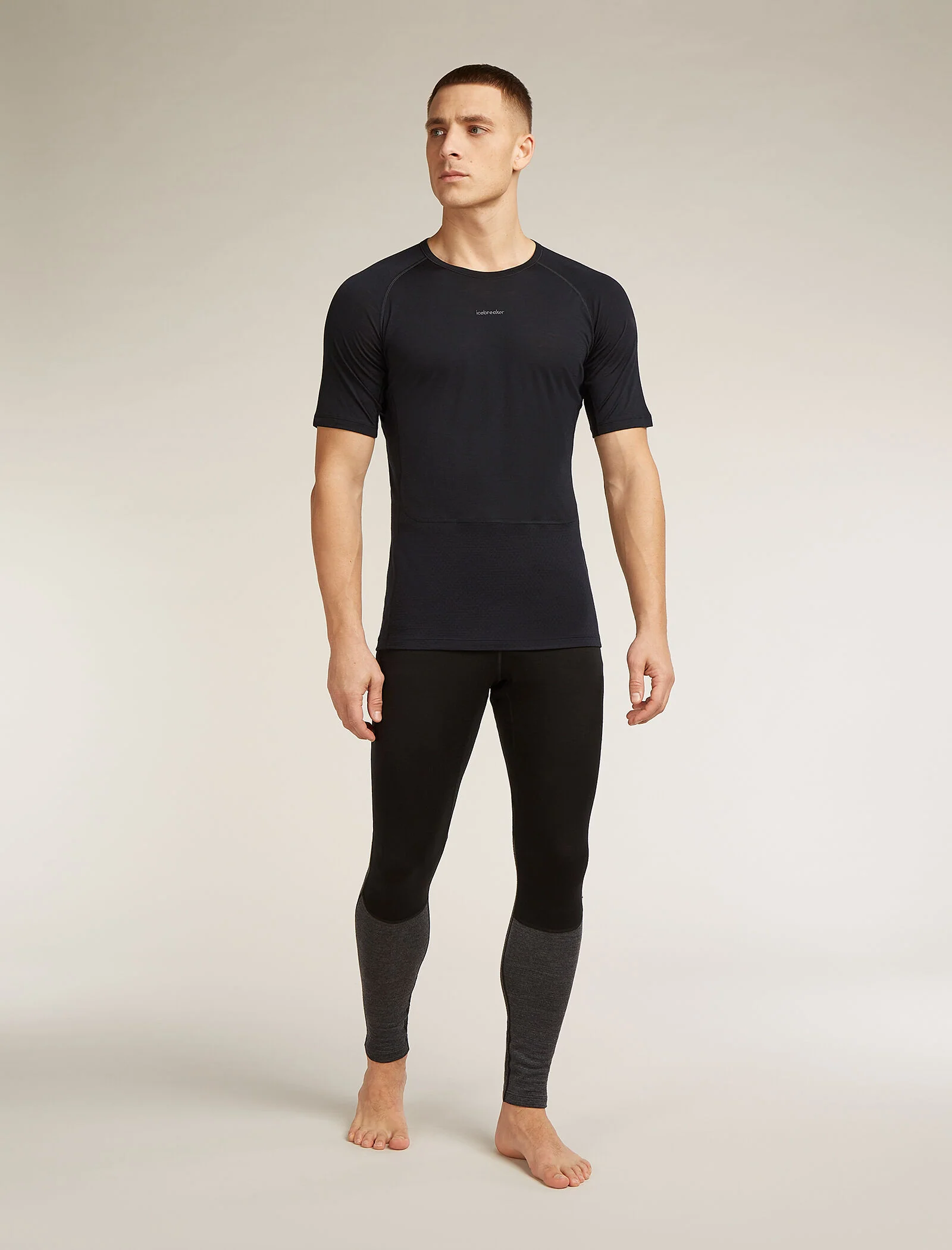 Men's Merino Blend 125 ZoneKnit™ Short Sleeve Crew Thermal Top - Image 3